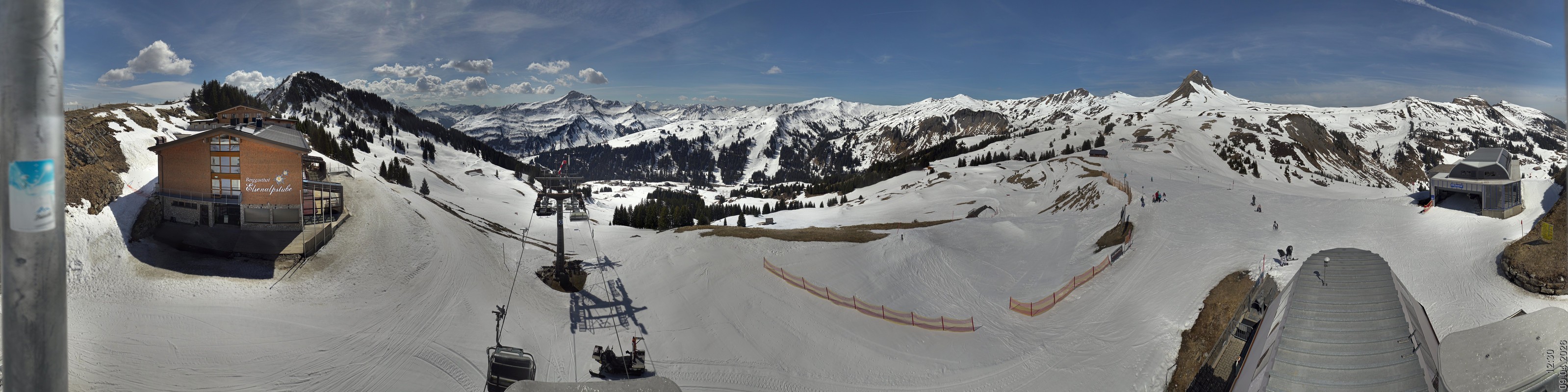 Archived image Webcam Panorama Damüls