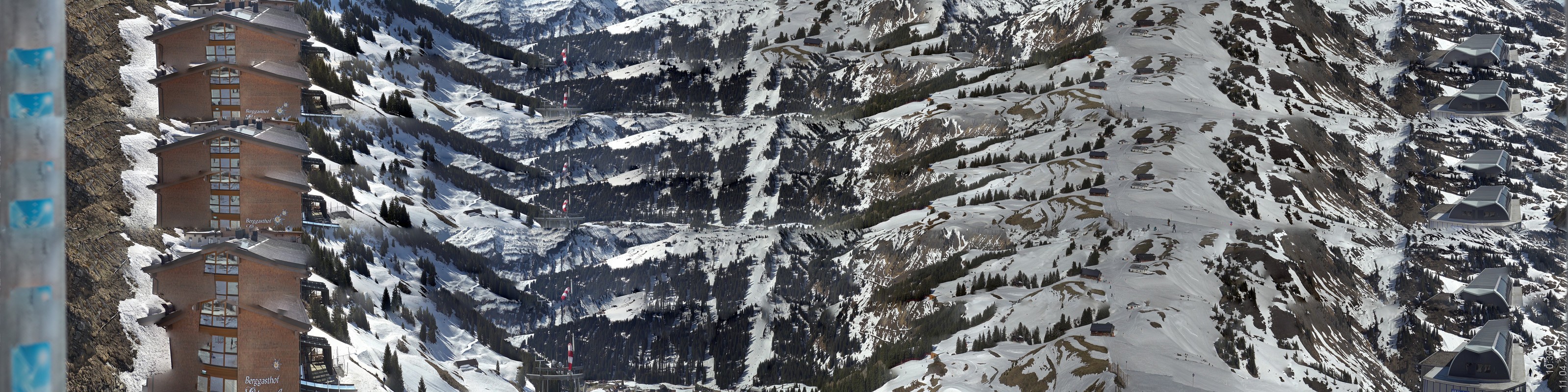 Archiv Foto Panorama Webcam Damüls an der Elsenalpstube