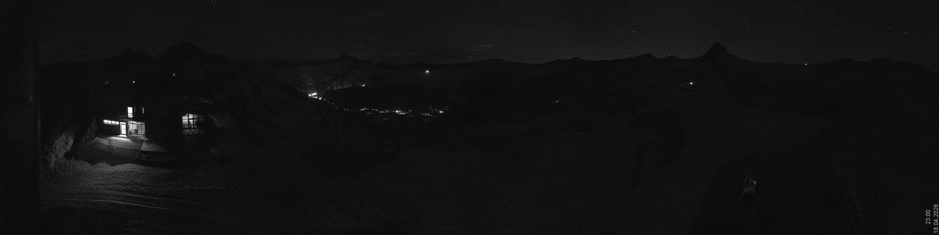 Archiv Foto Panorama Webcam Damüls an der Elsenalpstube