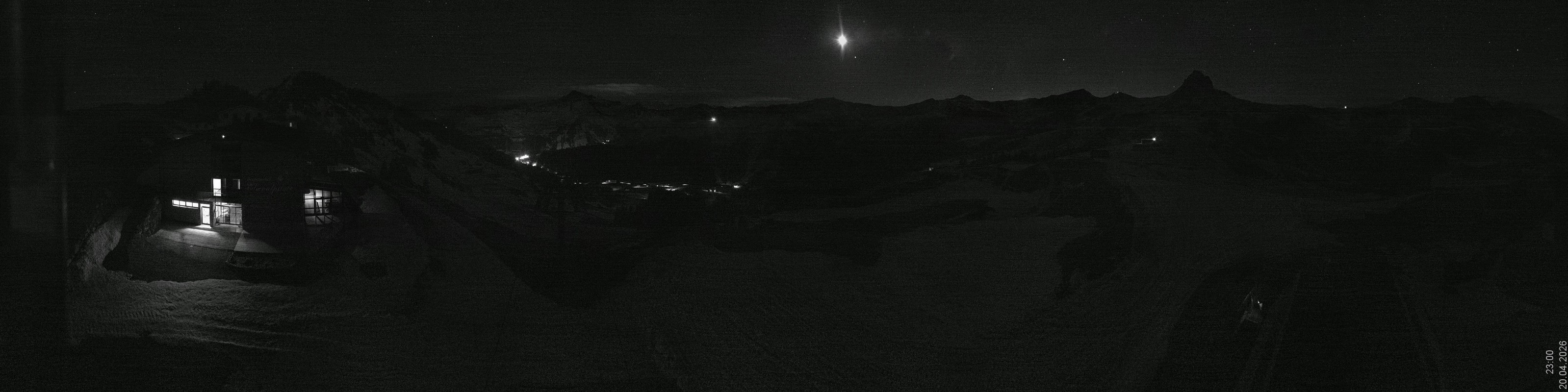 Archiv Foto Panorama Webcam Damüls an der Elsenalpstube