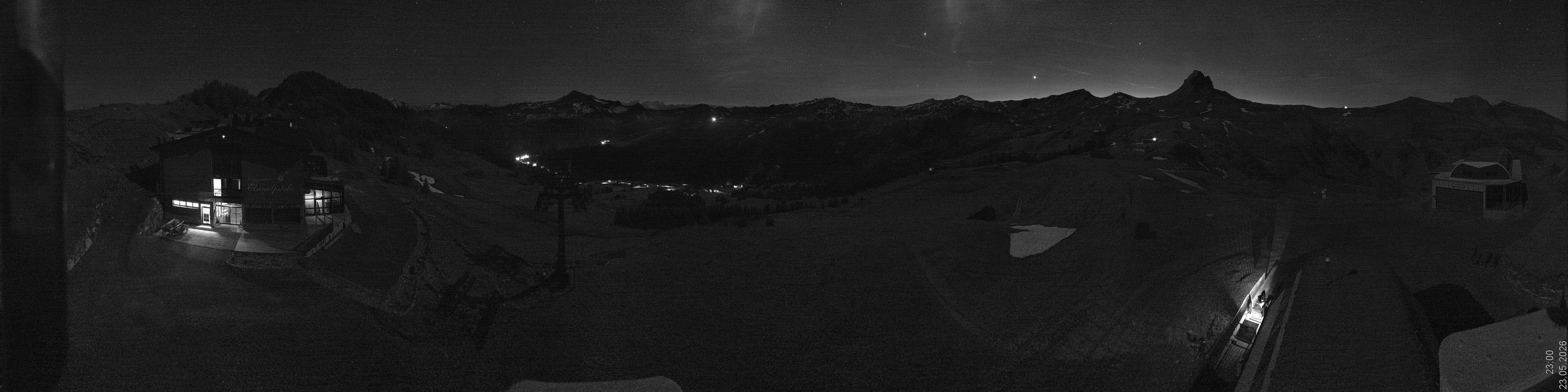 Archiv Foto Panorama Webcam Damüls an der Elsenalpstube