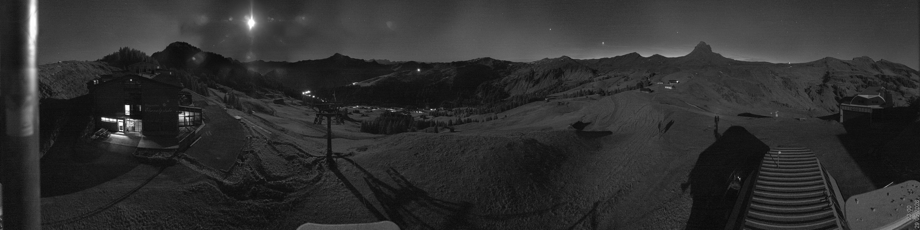 Archiv Foto Panorama Webcam Damüls an der Elsenalpstube