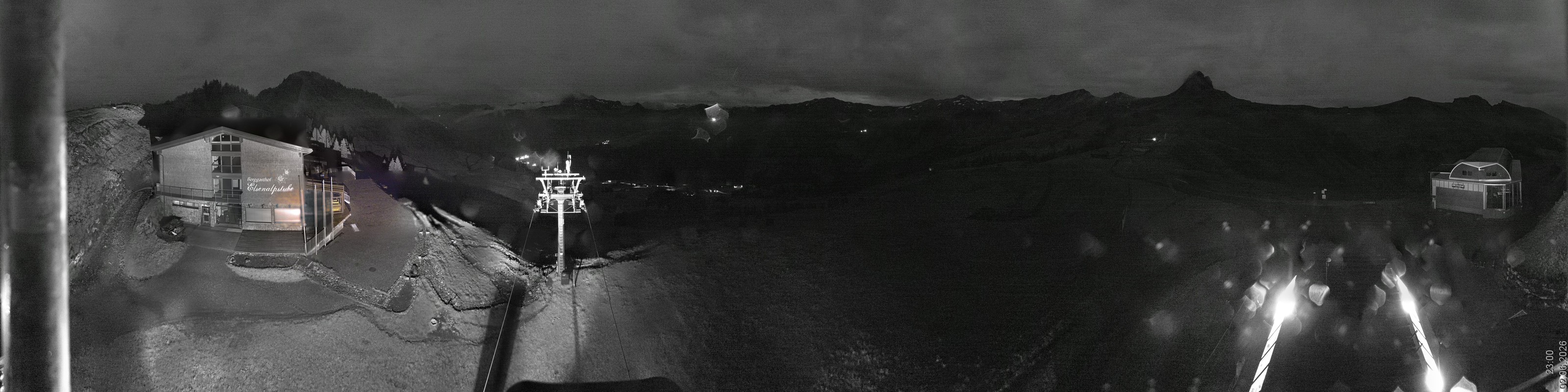 Archiv Foto Panorama Webcam Damüls an der Elsenalpstube