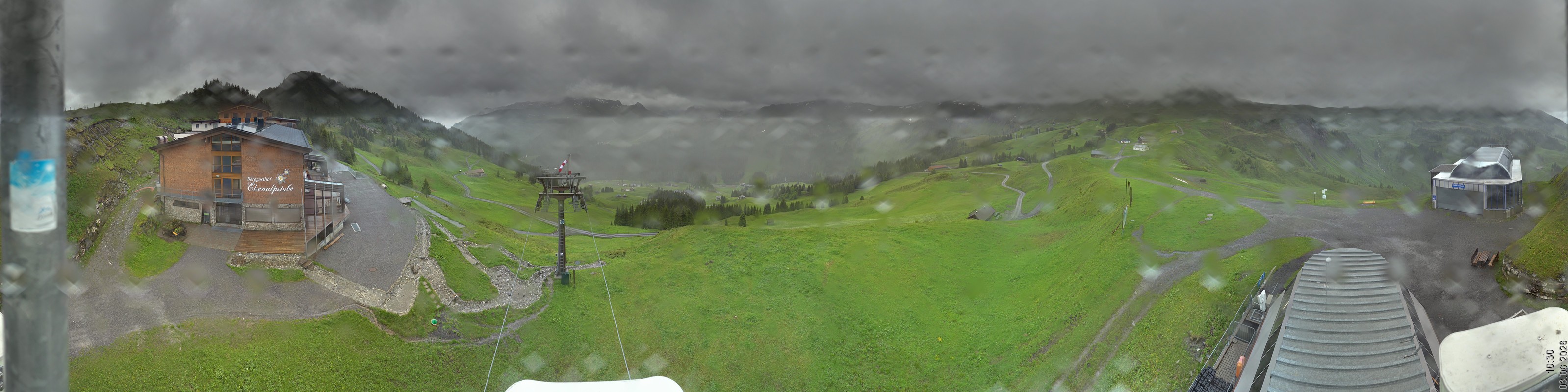 Archiv Foto Panorama Webcam Damüls an der Elsenalpstube