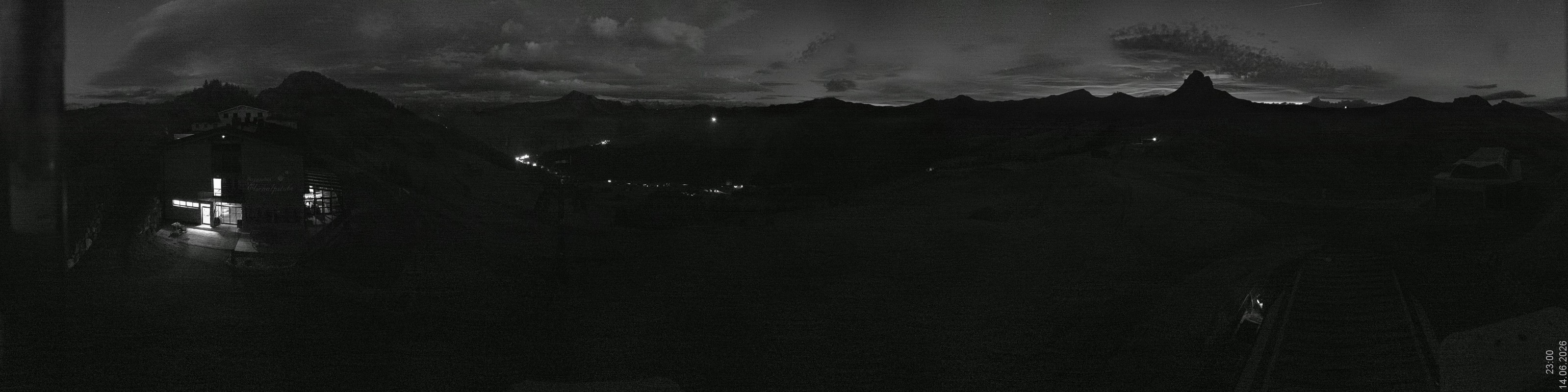 Archiv Foto Panorama Webcam Damüls an der Elsenalpstube