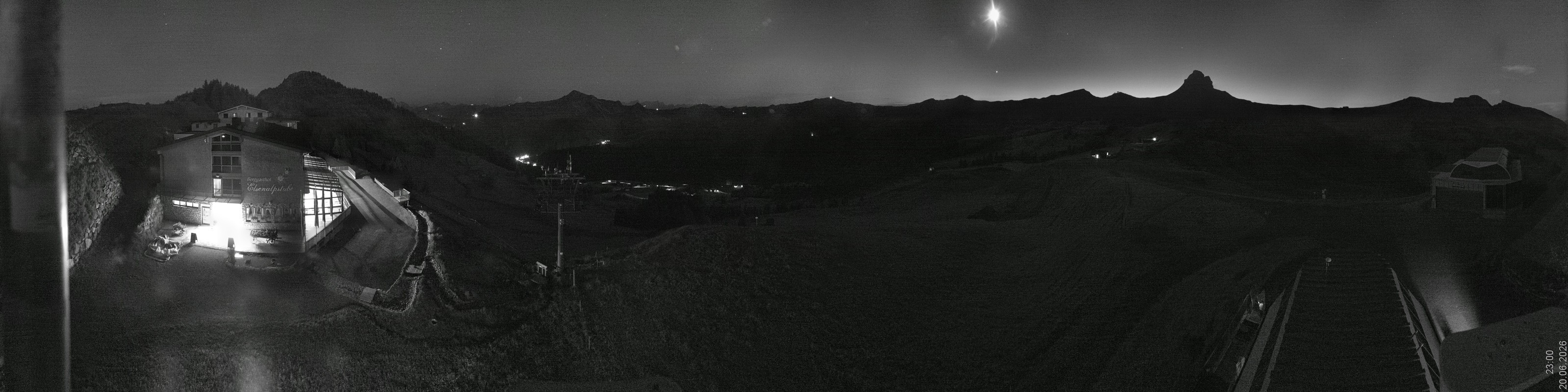 Archiv Foto Panorama Webcam Damüls an der Elsenalpstube