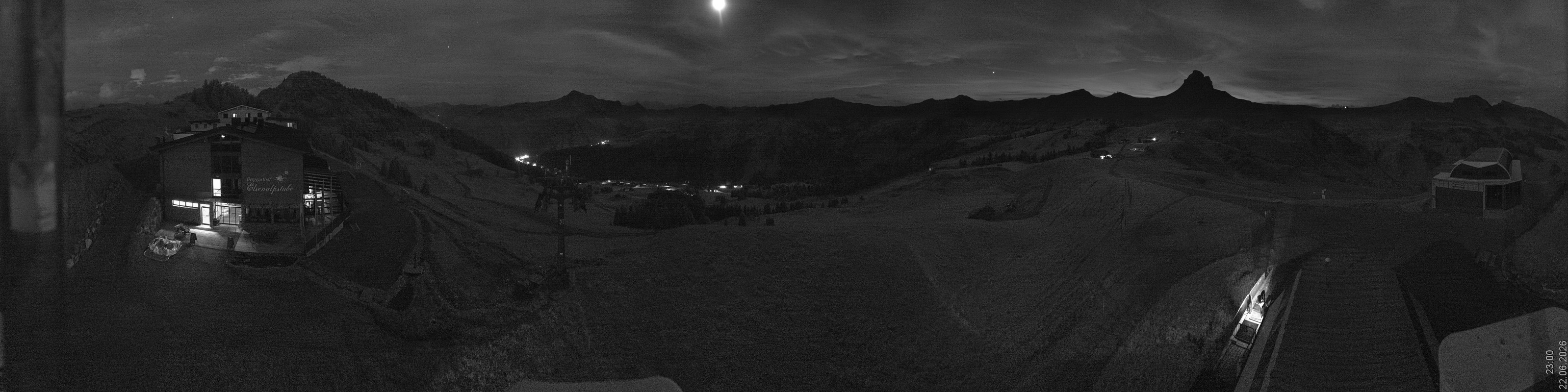 Archiv Foto Panorama Webcam Damüls an der Elsenalpstube