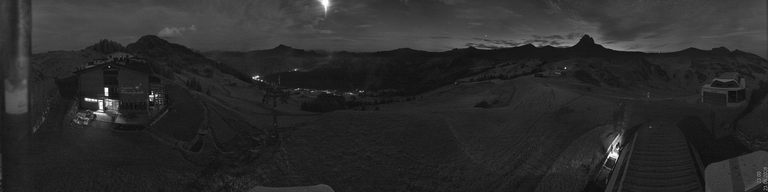 Archiv Foto Panorama Webcam Damüls an der Elsenalpstube