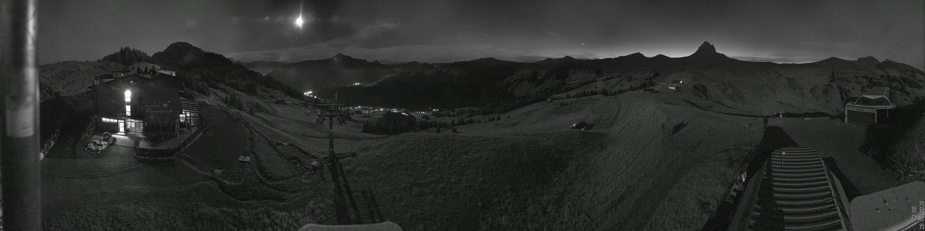 Archiv Foto Panorama Webcam Damüls an der Elsenalpstube