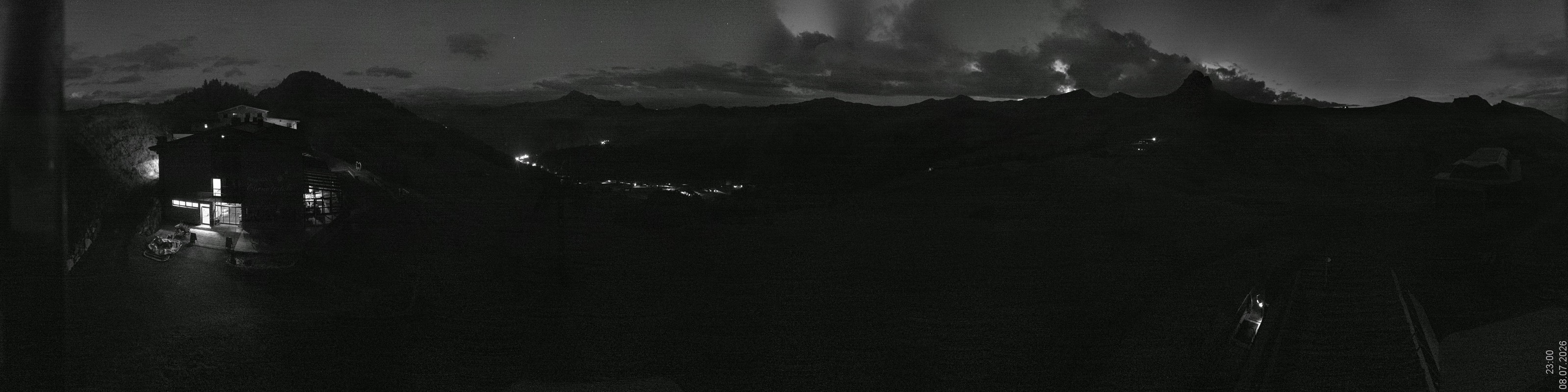 Archiv Foto Panorama Webcam Damüls an der Elsenalpstube