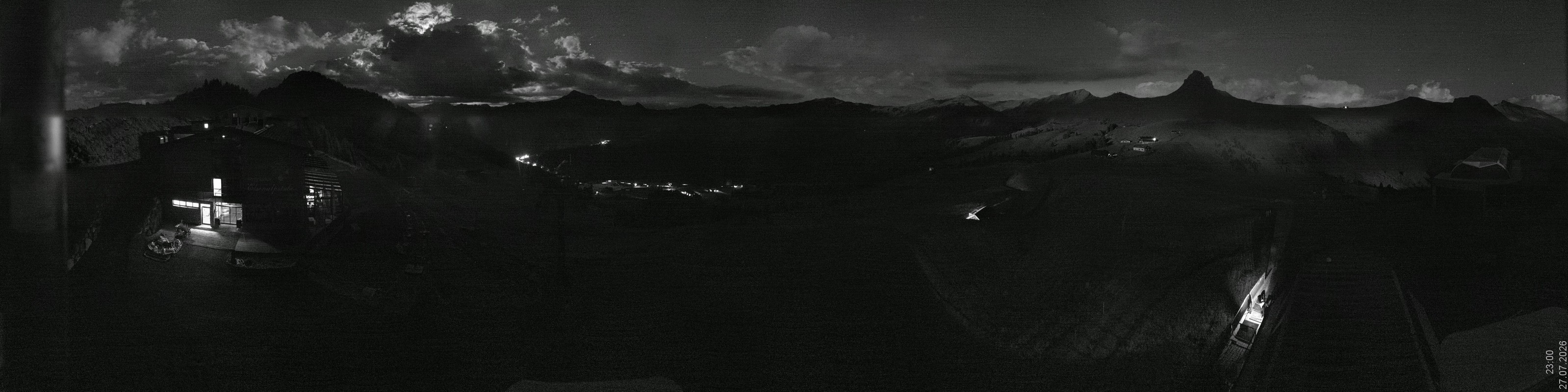 Archiv Foto Panorama Webcam Damüls an der Elsenalpstube