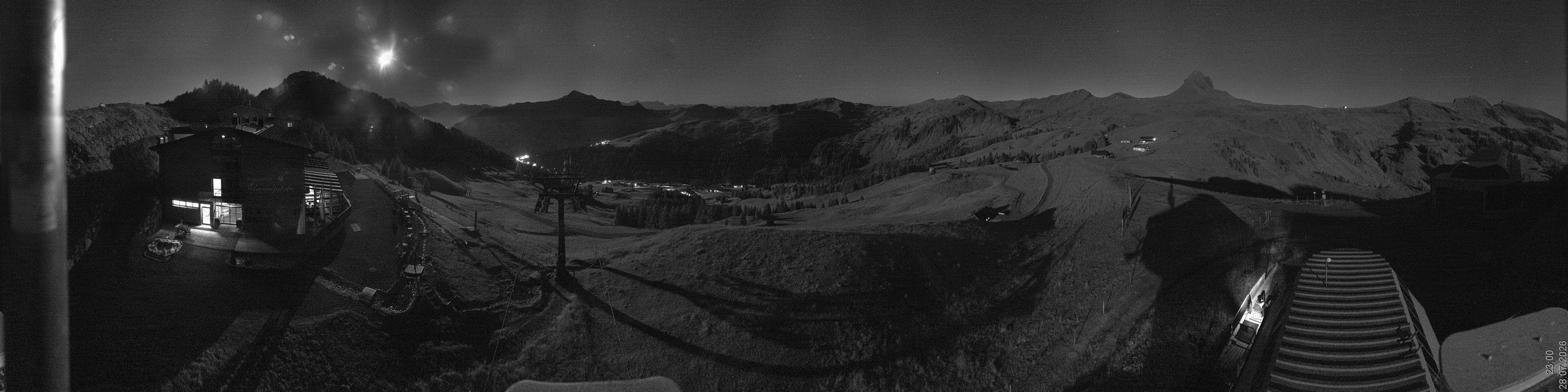 Archiv Foto Panorama Webcam Damüls an der Elsenalpstube