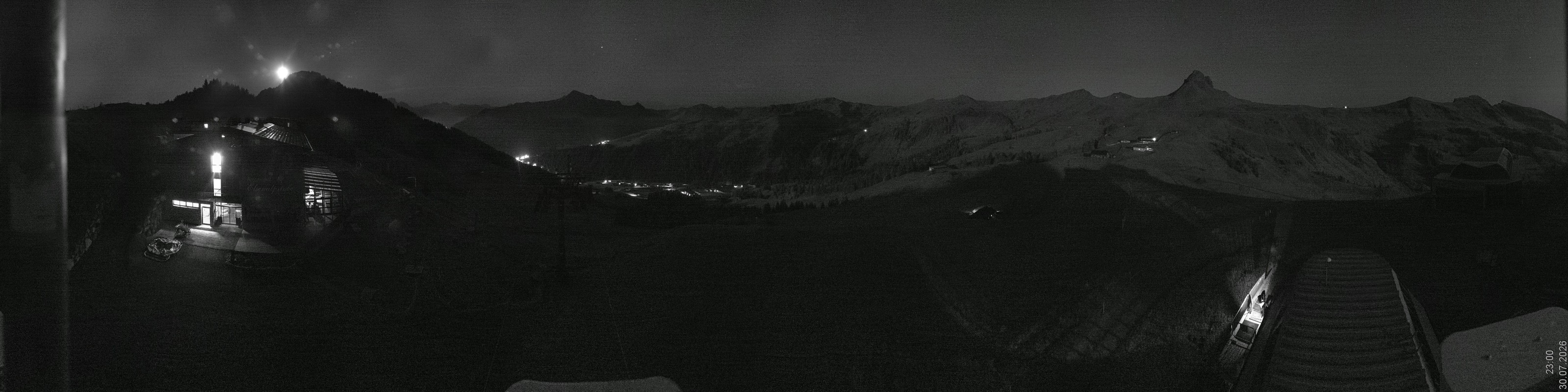 Archiv Foto Panorama Webcam Damüls an der Elsenalpstube