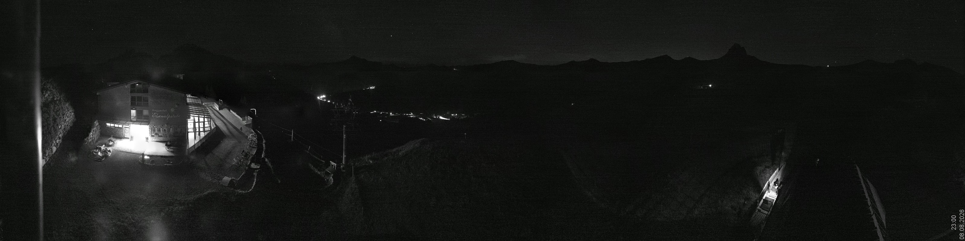Archiv Foto Panorama Webcam Damüls an der Elsenalpstube