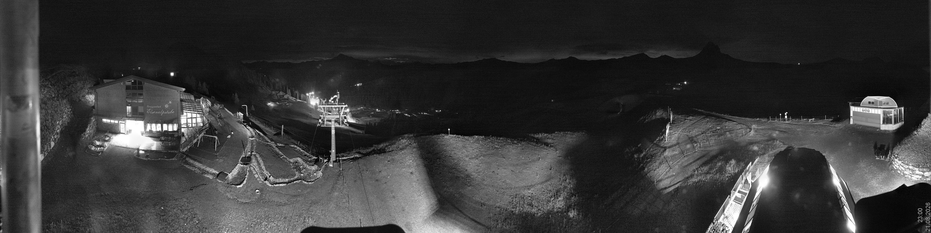 Archiv Foto Panorama Webcam Damüls an der Elsenalpstube
