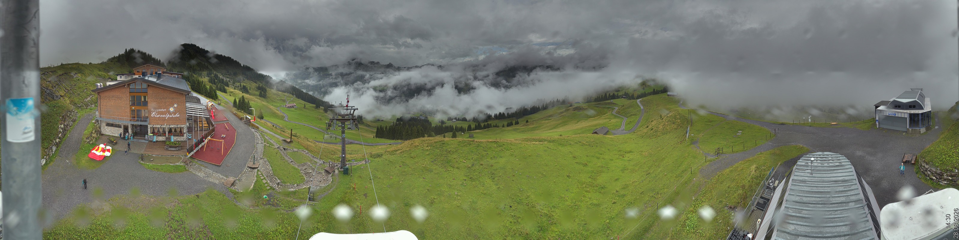 Archiv Foto Panorama Webcam Damüls an der Elsenalpstube