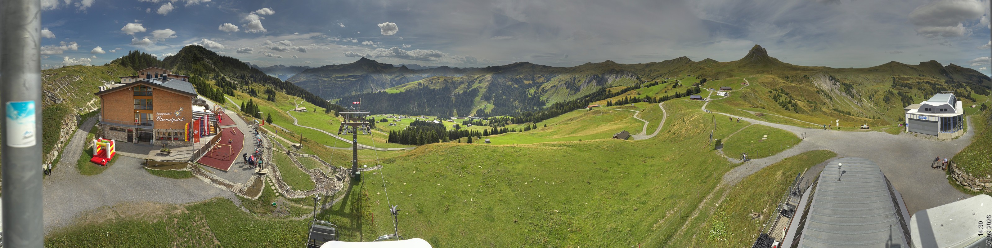 Archived image Webcam Panorama Damüls