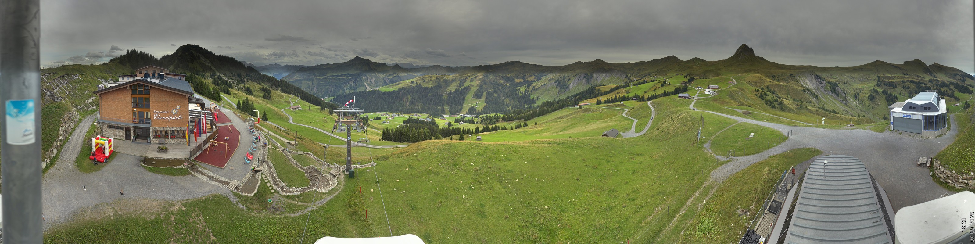 Archived image Webcam Panorama Damüls