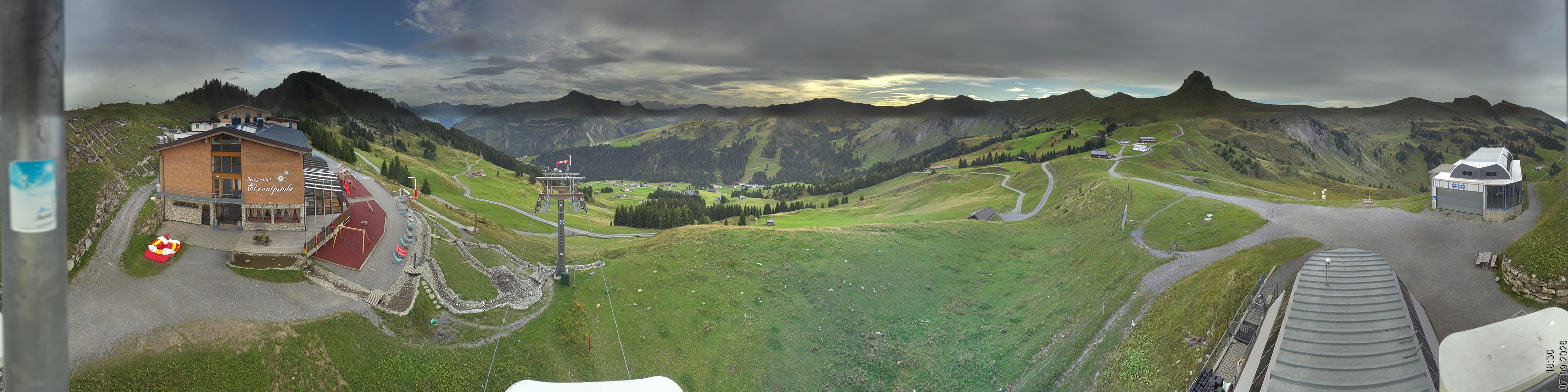 Archived image Webcam Panorama Damüls