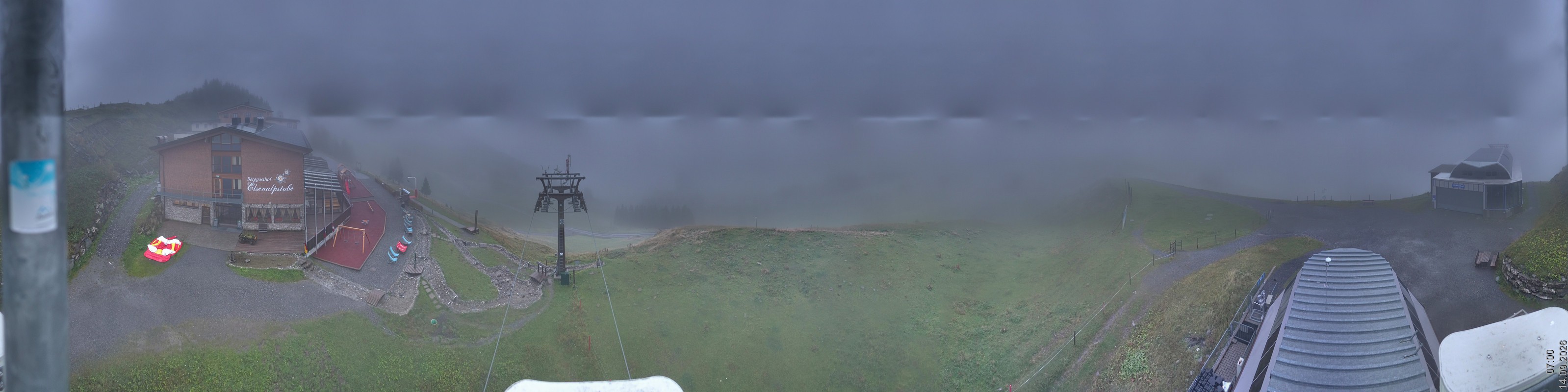Archiv Foto Panorama Webcam Damüls an der Elsenalpstube
