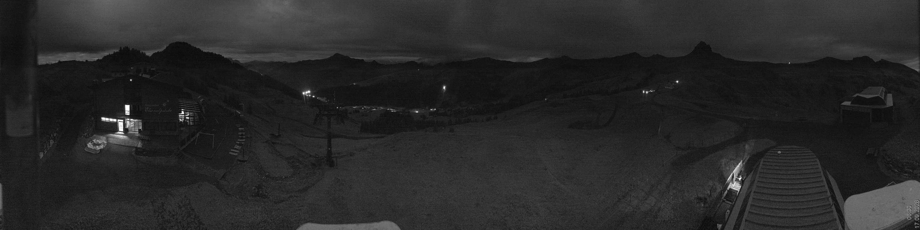 Archiv Foto Panorama Webcam Damüls an der Elsenalpstube