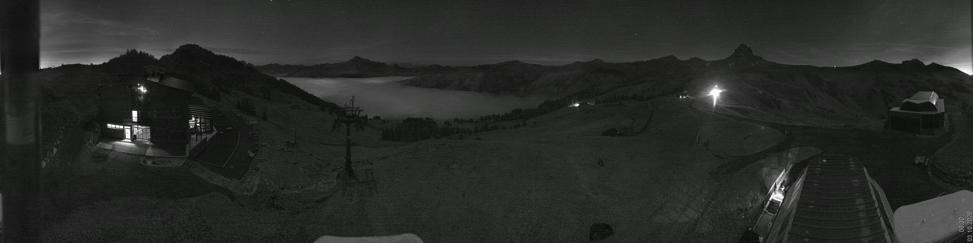 Archiv Foto Panorama Webcam Damüls an der Elsenalpstube