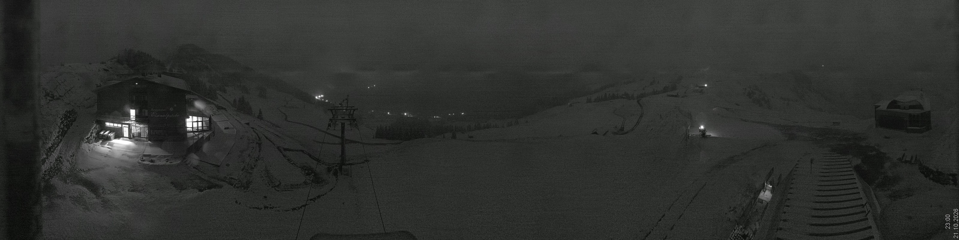 Archiv Foto Panorama Webcam Damüls an der Elsenalpstube