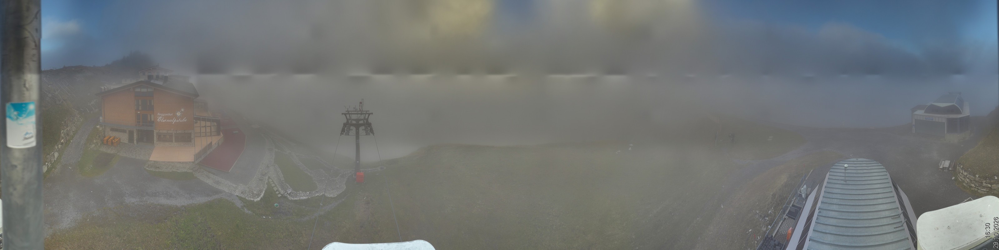 Archiv Foto Panorama Webcam Damüls an der Elsenalpstube