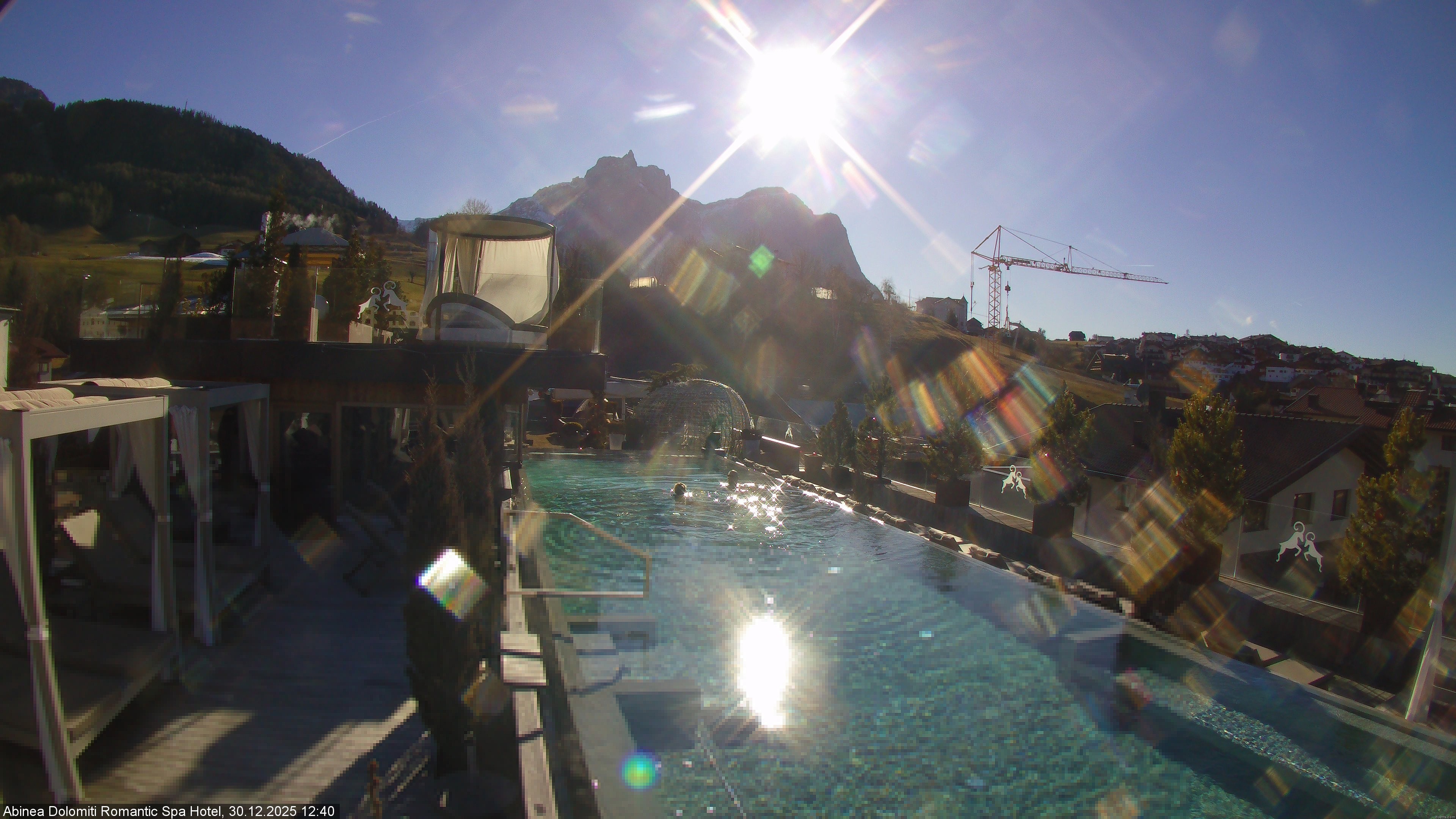 Archiv Foto Webcam Abinea Dolomiti Romantic Spa Hotel - Kastelruth