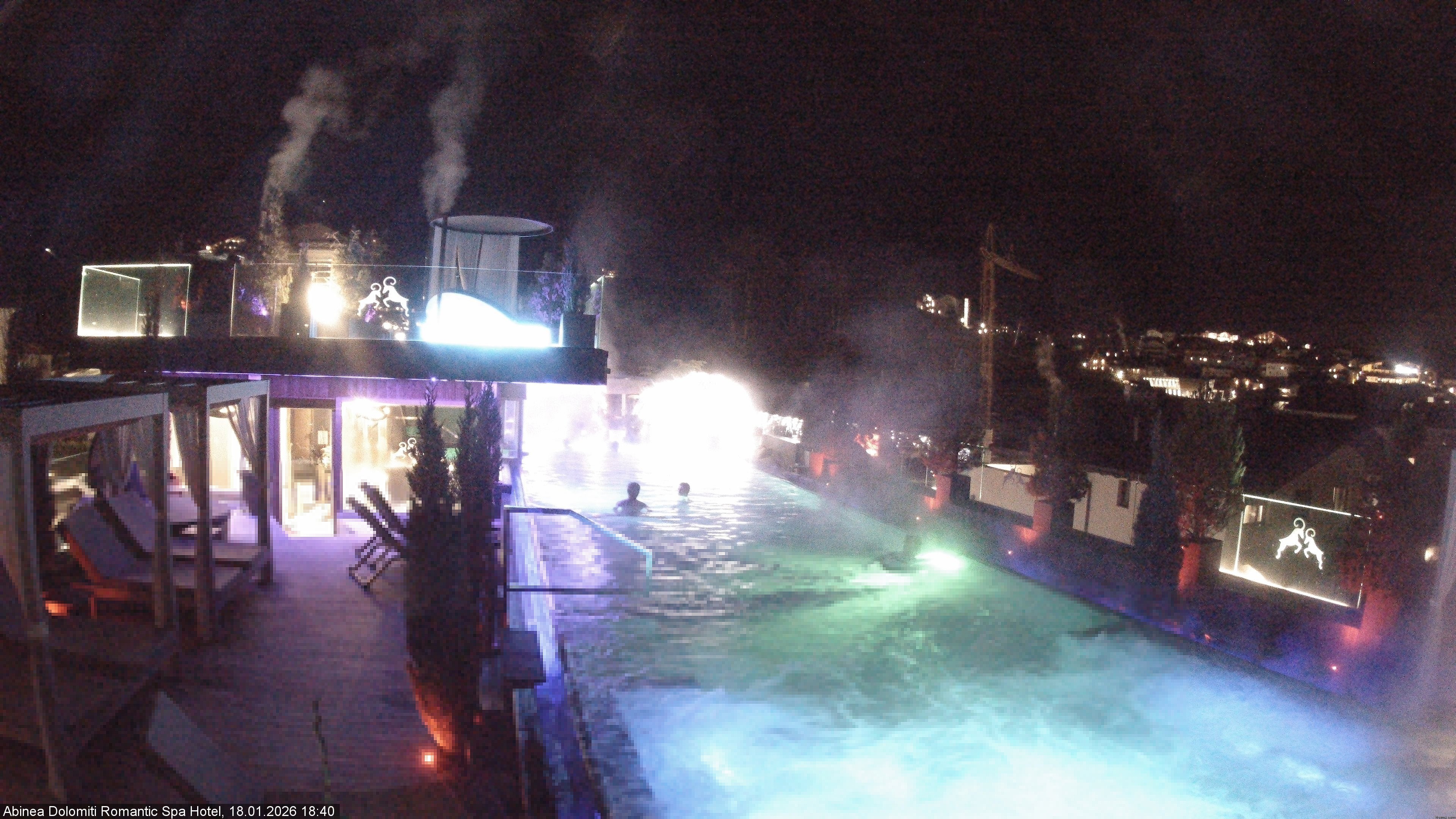 Archived image Webcam Kastelruth: Abinea Dolomiti Romantic Spa Hotel