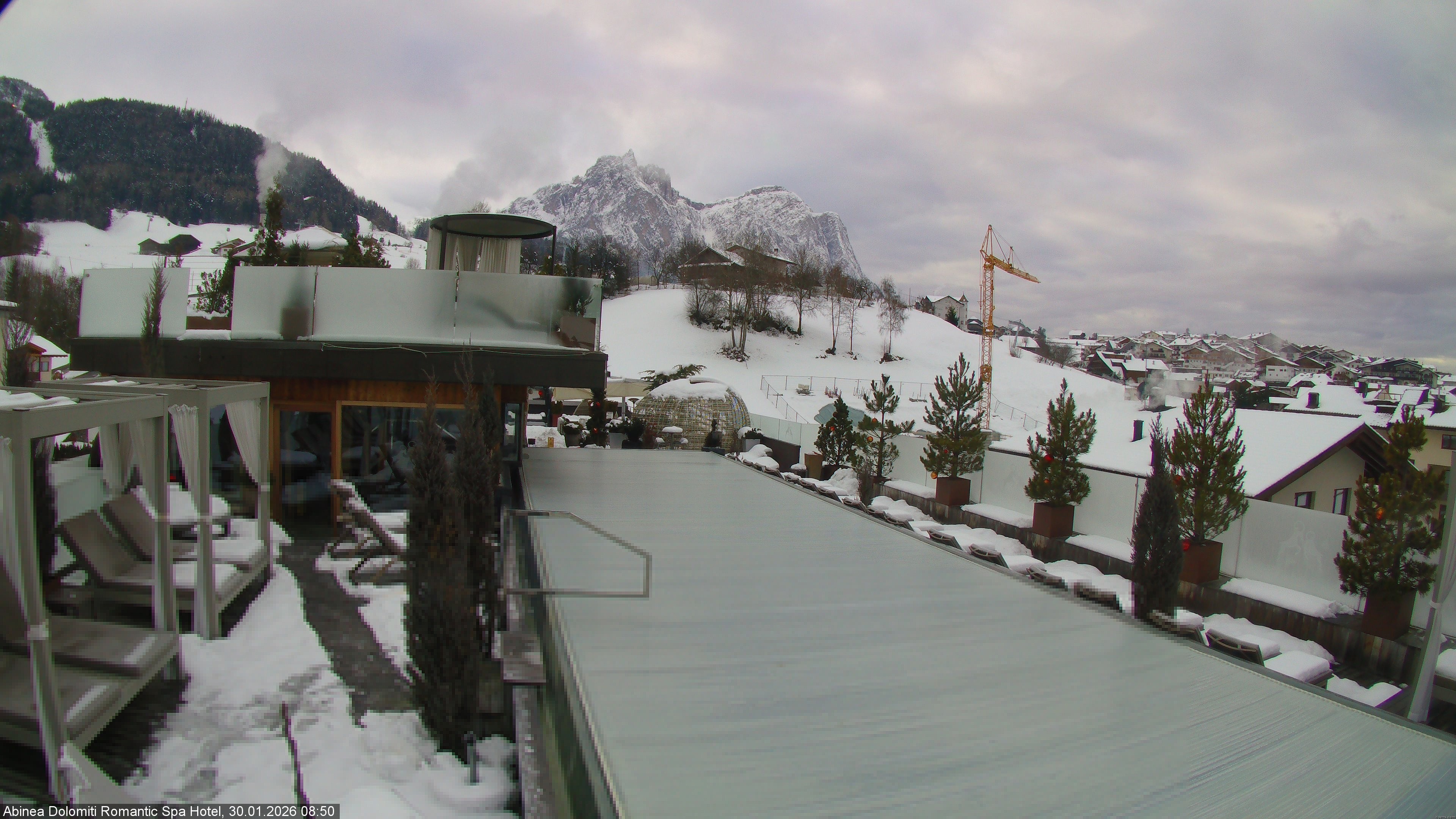 Archiv Foto Webcam Abinea Dolomiti Romantic Spa Hotel - Kastelruth