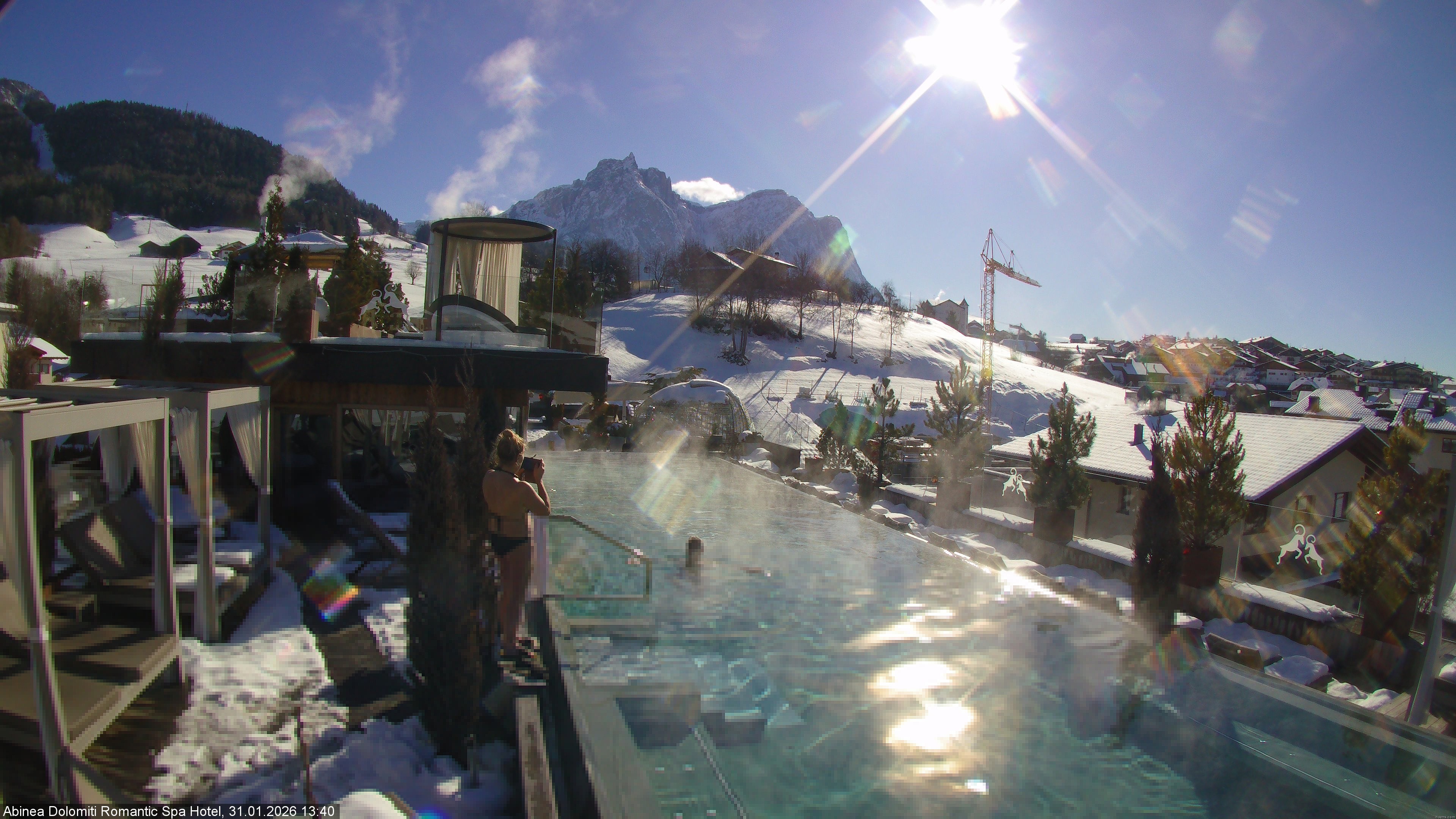 Archiv Foto Webcam Abinea Dolomiti Romantic Spa Hotel - Kastelruth