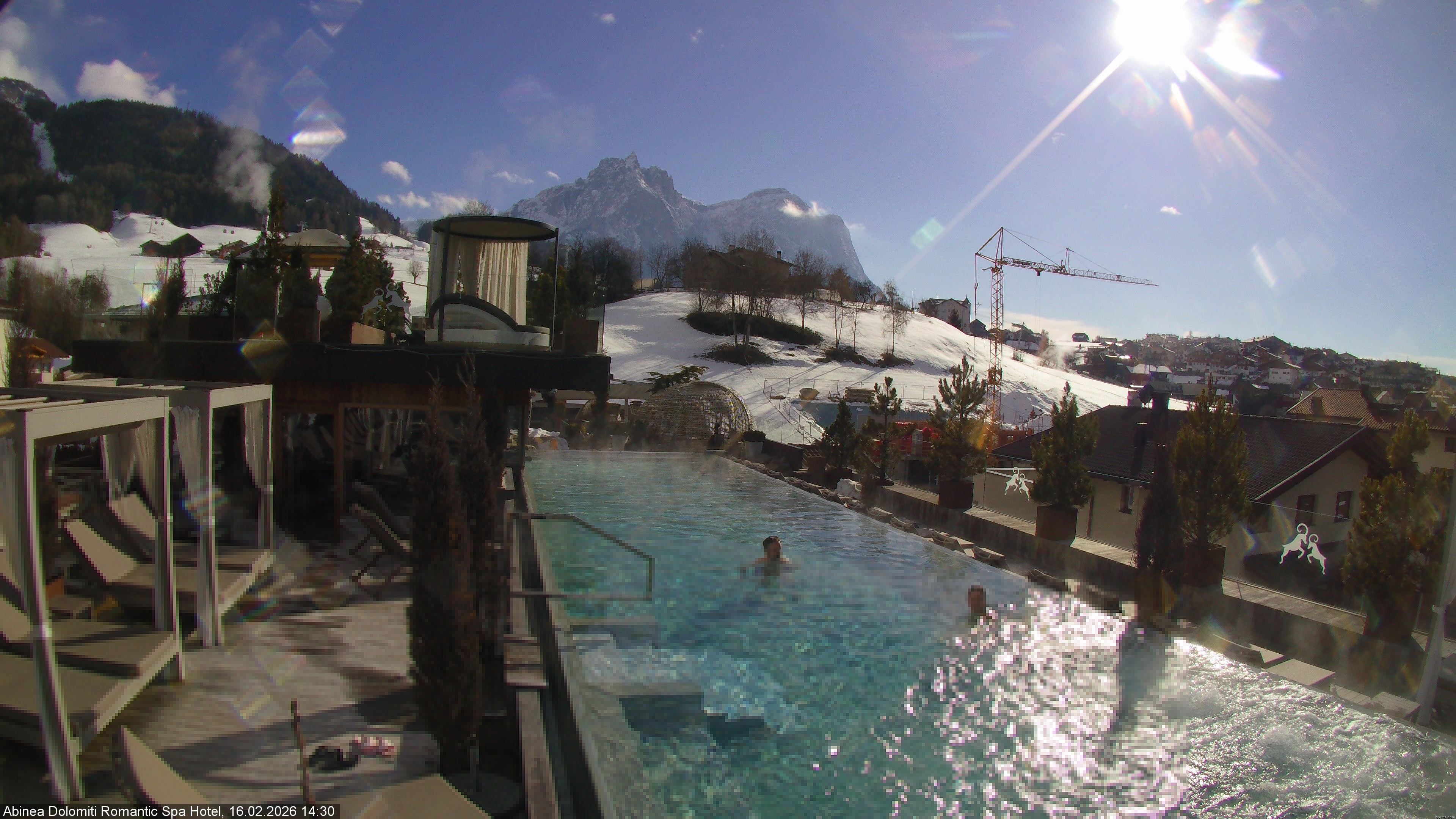 Archiv Foto Webcam Abinea Dolomiti Romantic Spa Hotel - Kastelruth