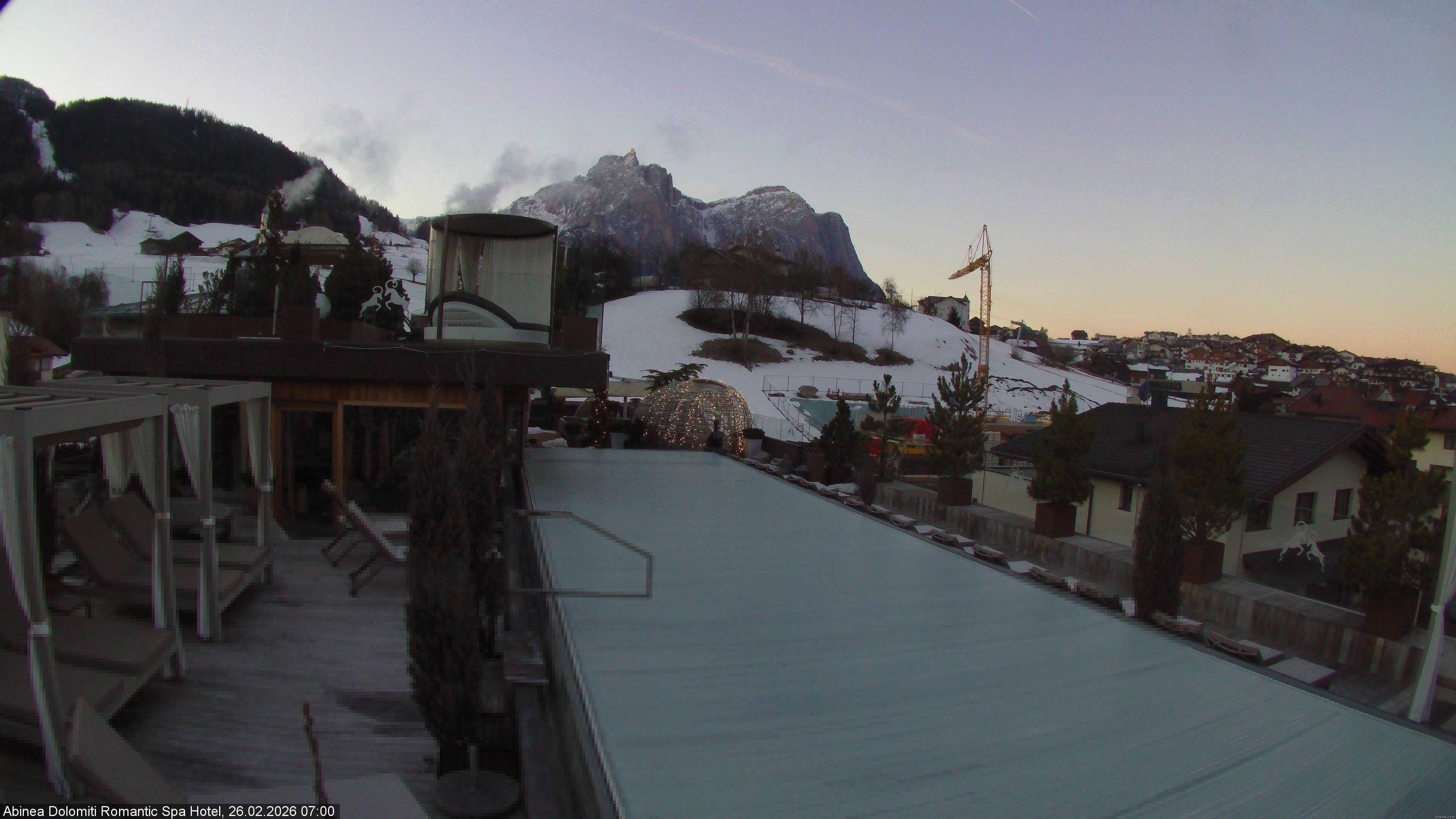 Archiv Foto Webcam Abinea Dolomiti Romantic Spa Hotel - Kastelruth