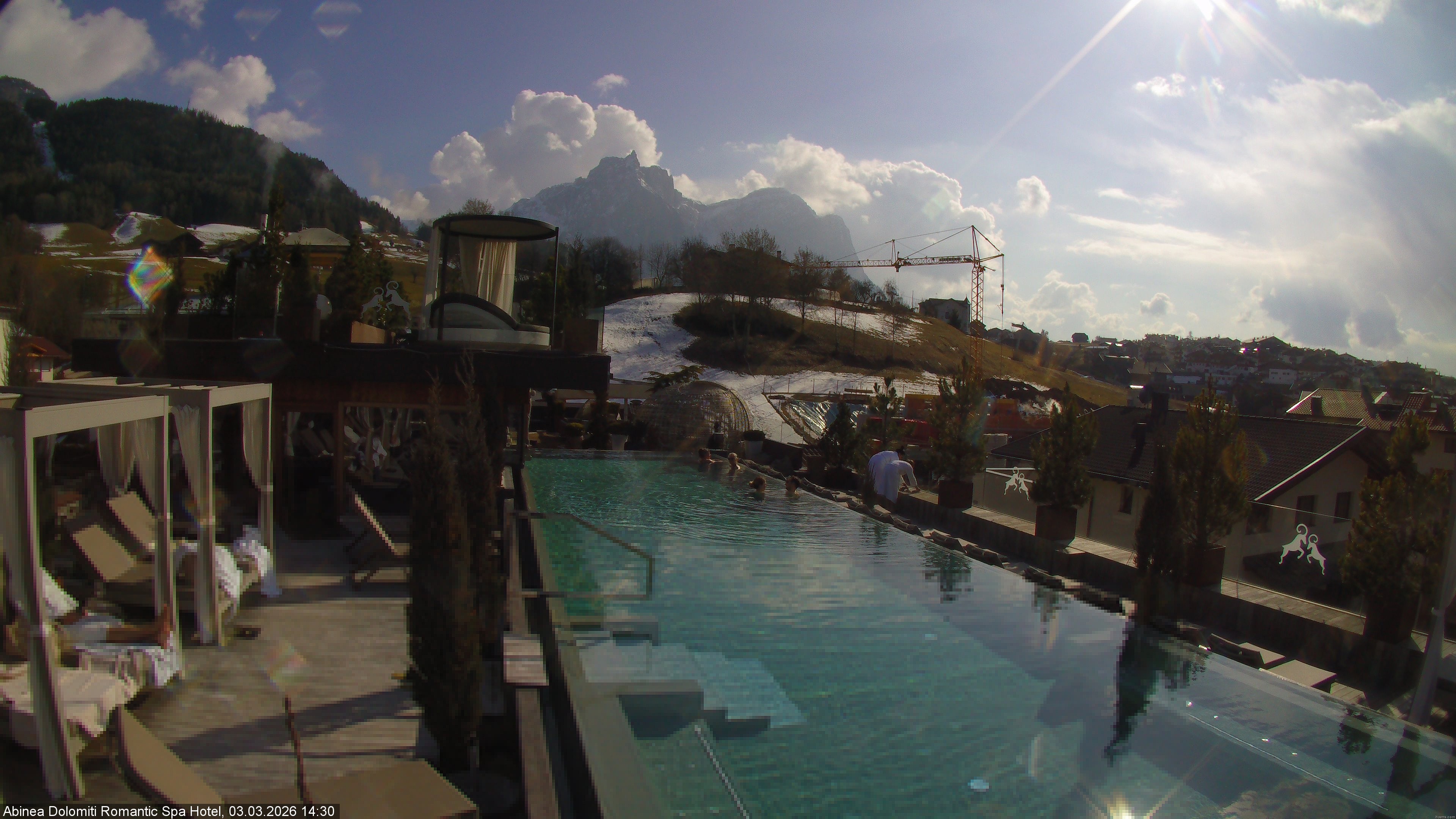 Archiv Foto Webcam Abinea Dolomiti Romantic Spa Hotel - Kastelruth