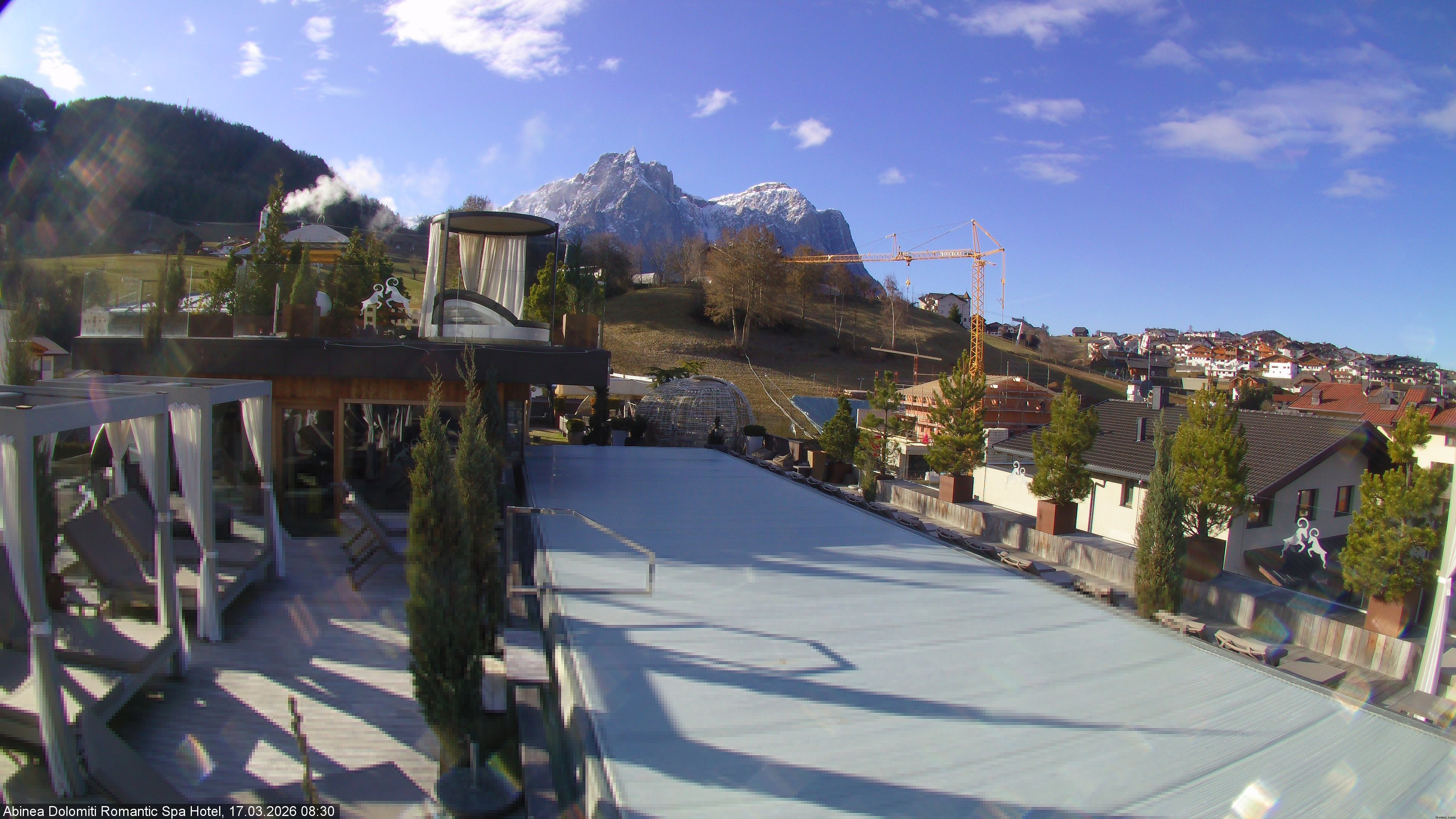 Archiv Foto Webcam Abinea Dolomiti Romantic Spa Hotel - Kastelruth