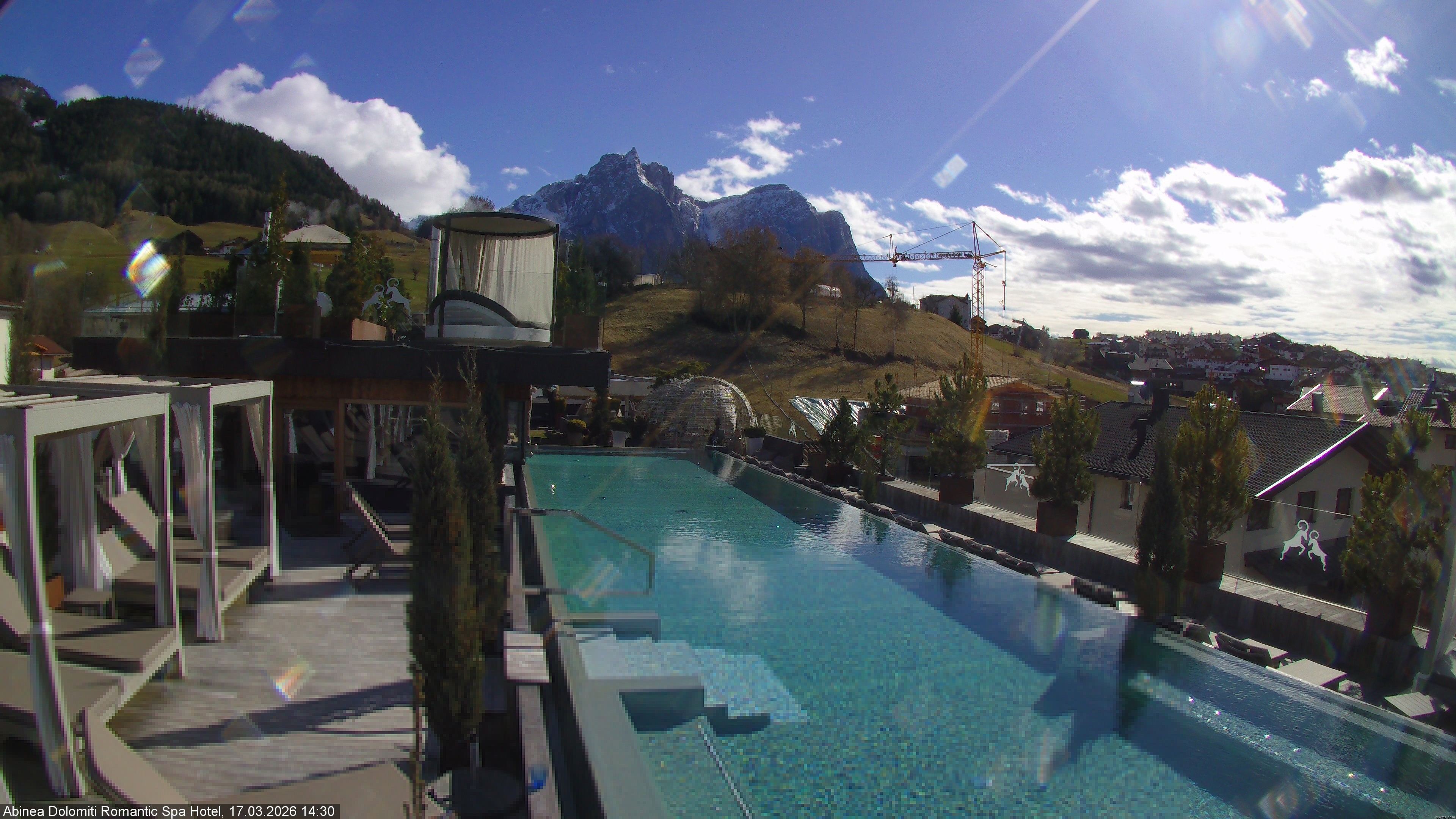 Archiv Foto Webcam Abinea Dolomiti Romantic Spa Hotel - Kastelruth