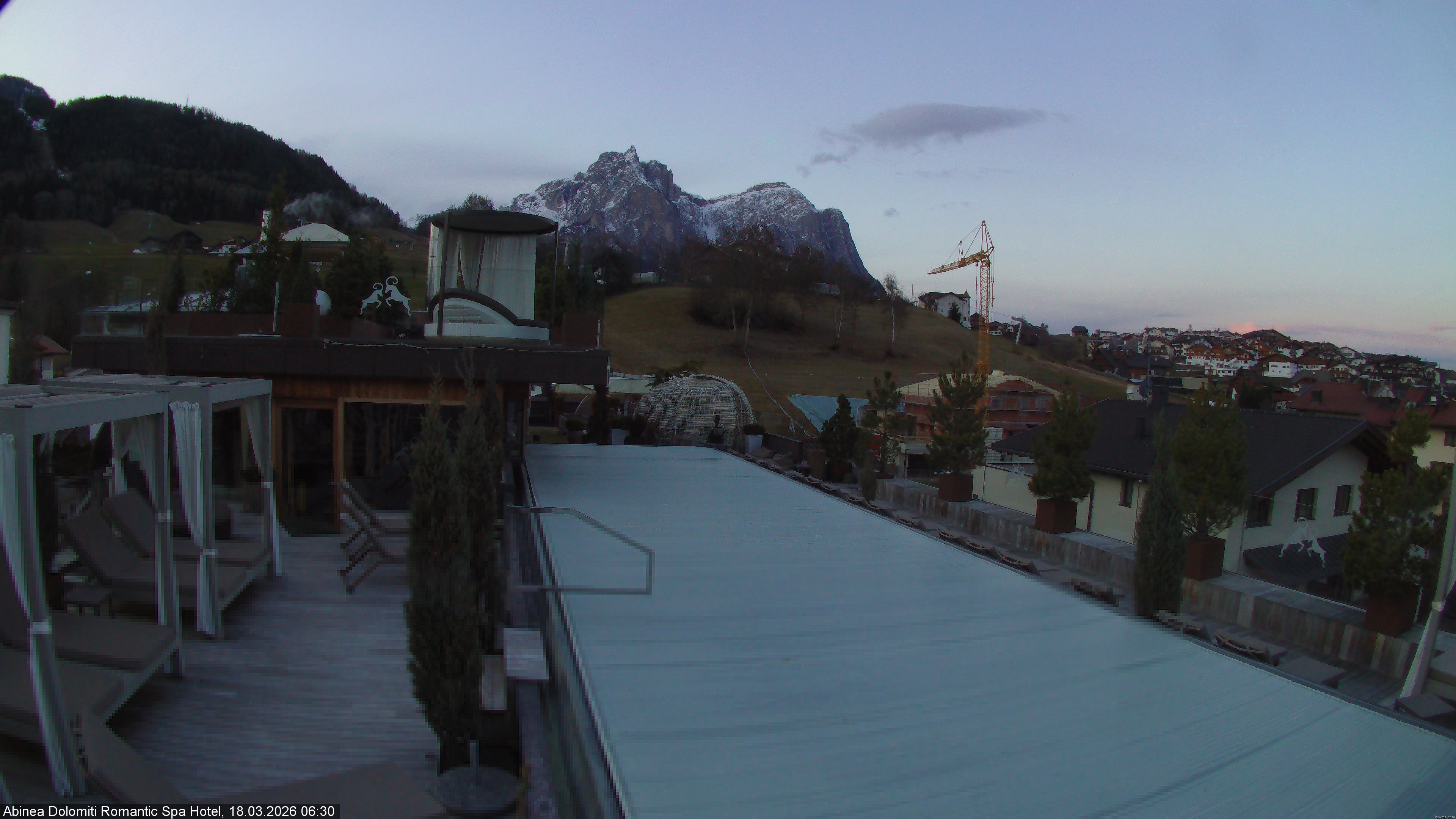 Archiv Foto Webcam Abinea Dolomiti Romantic Spa Hotel - Kastelruth