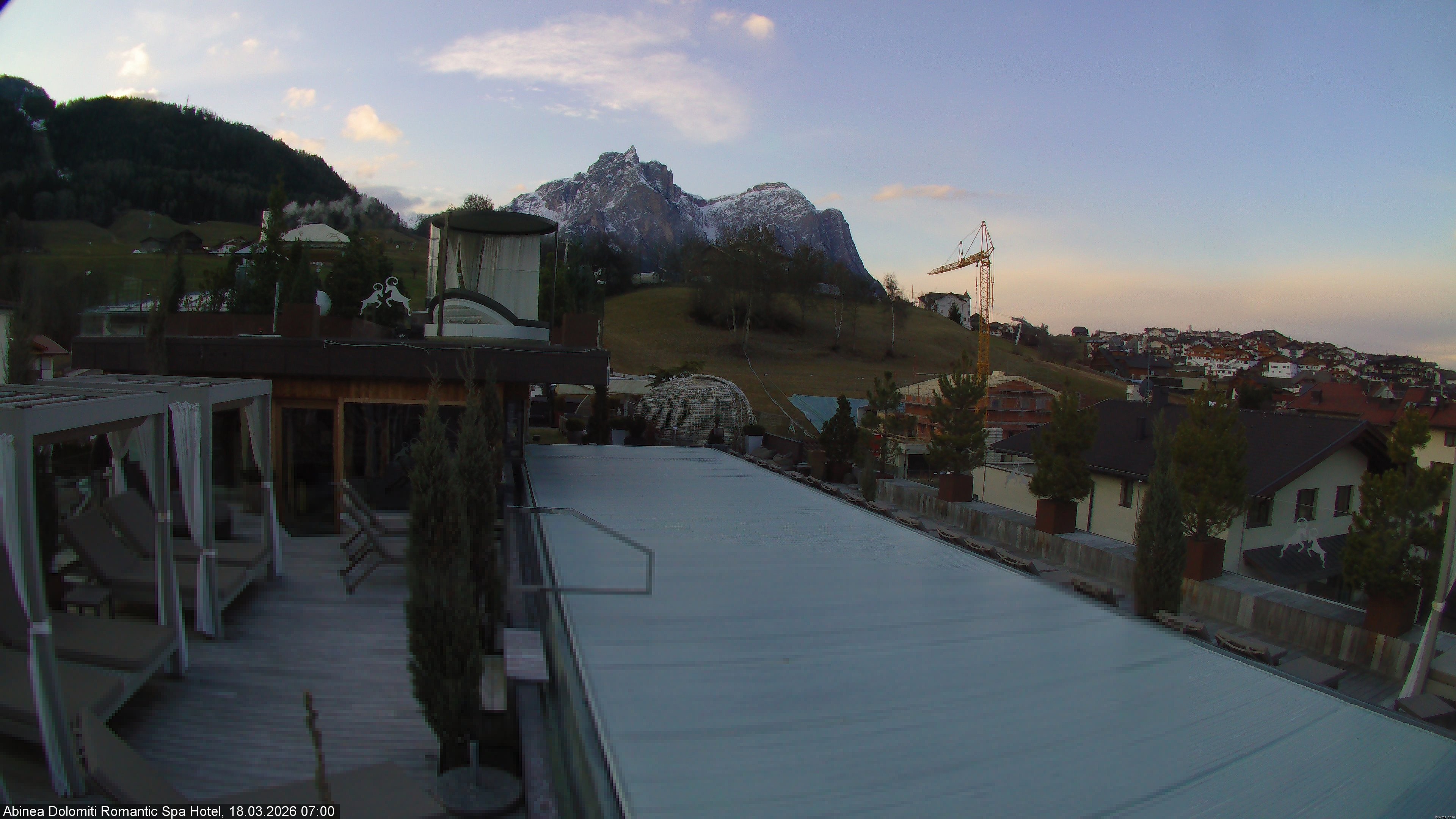 Archiv Foto Webcam Abinea Dolomiti Romantic Spa Hotel - Kastelruth