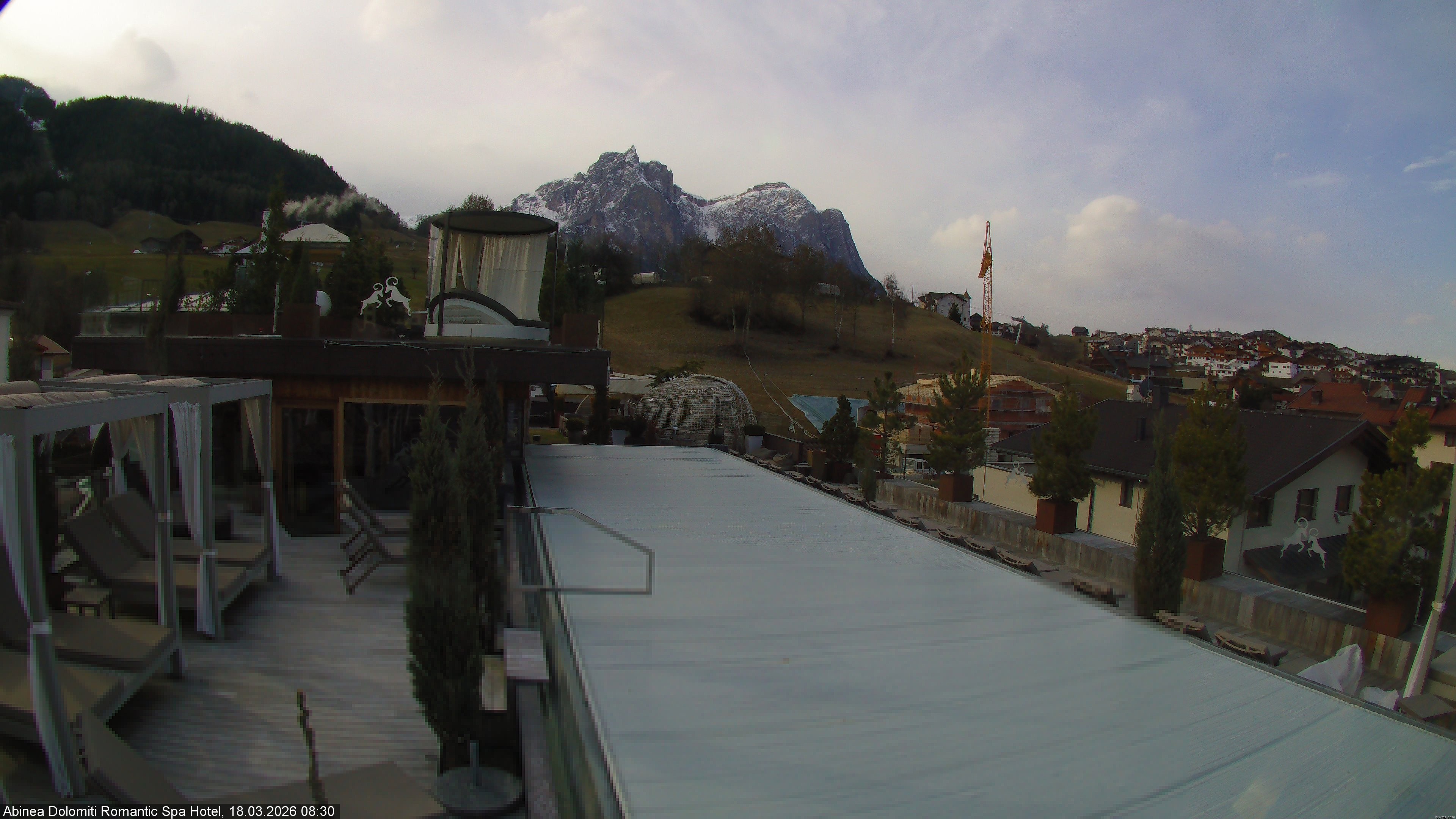Archiv Foto Webcam Abinea Dolomiti Romantic Spa Hotel - Kastelruth