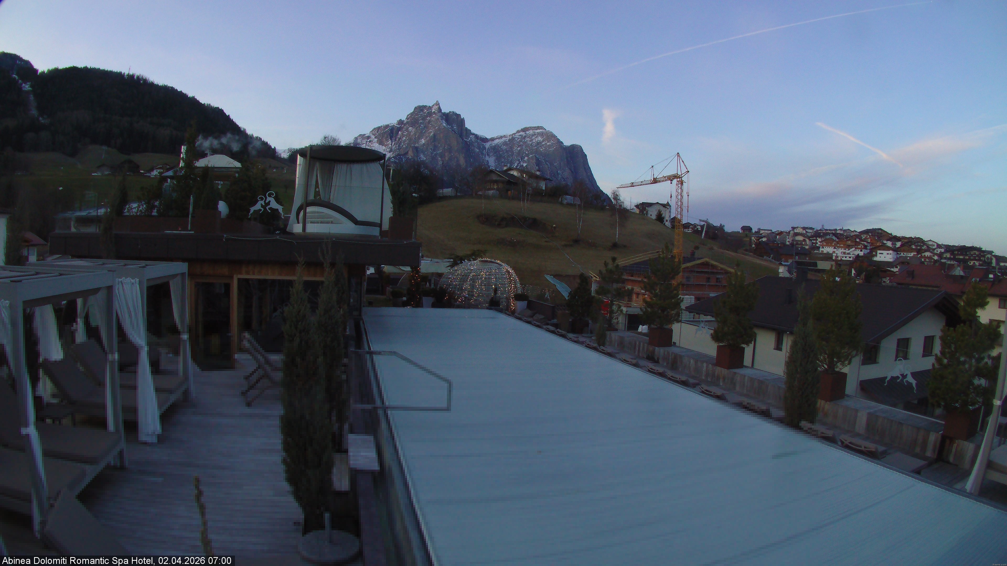 Archiv Foto Webcam Abinea Dolomiti Romantic Spa Hotel - Kastelruth