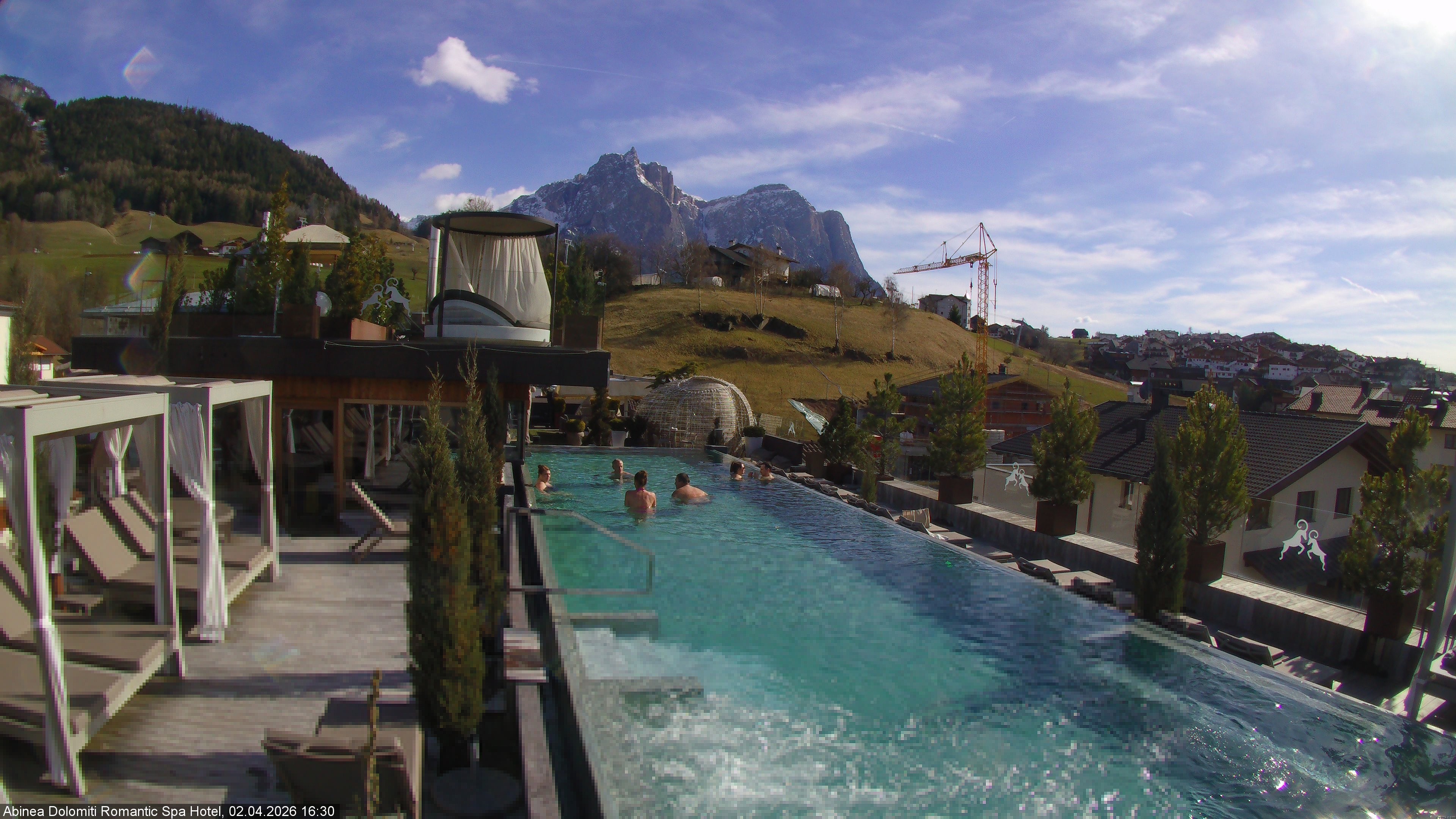 Archiv Foto Webcam Abinea Dolomiti Romantic Spa Hotel - Kastelruth
