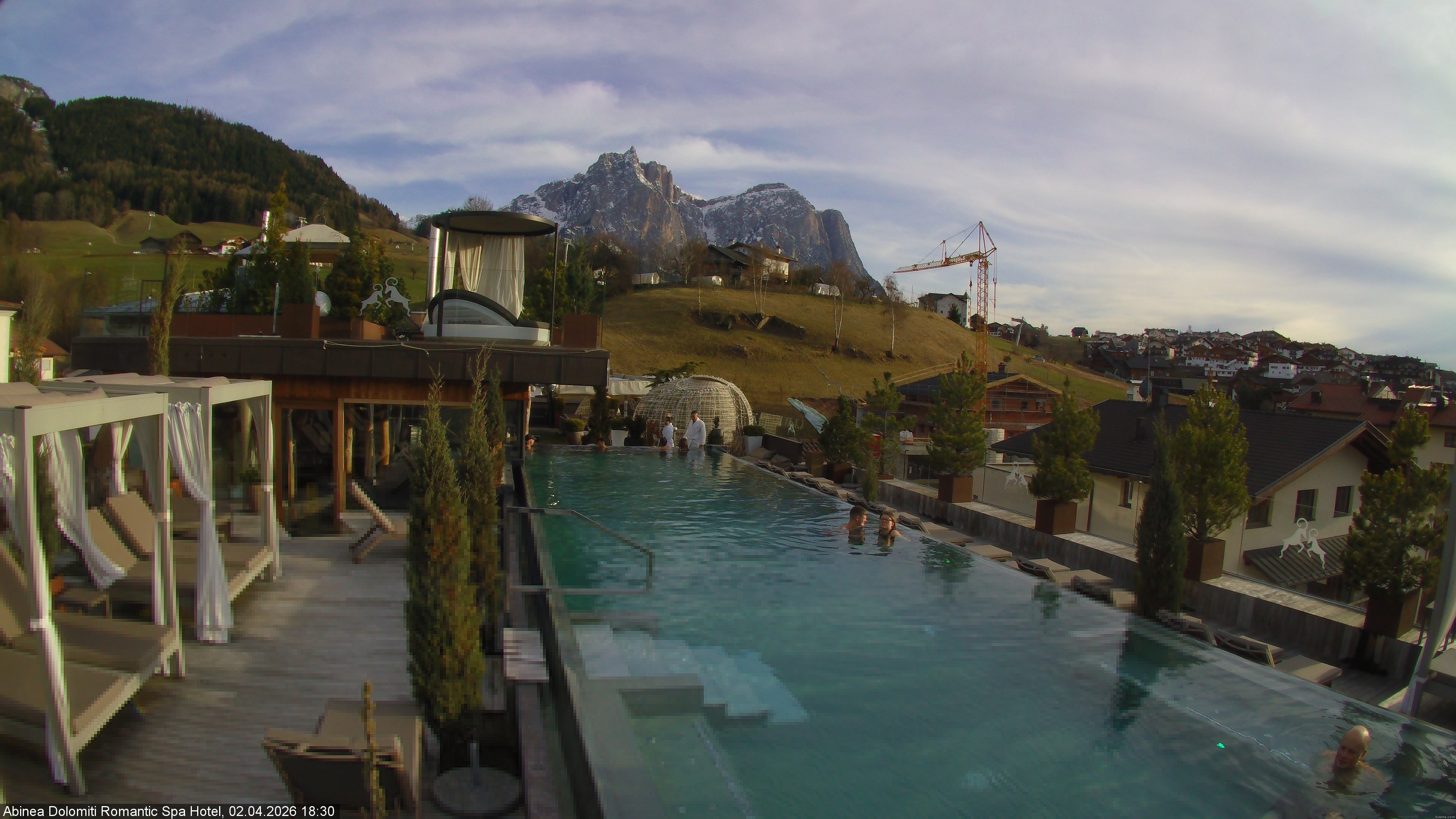 Archiv Foto Webcam Abinea Dolomiti Romantic Spa Hotel - Kastelruth