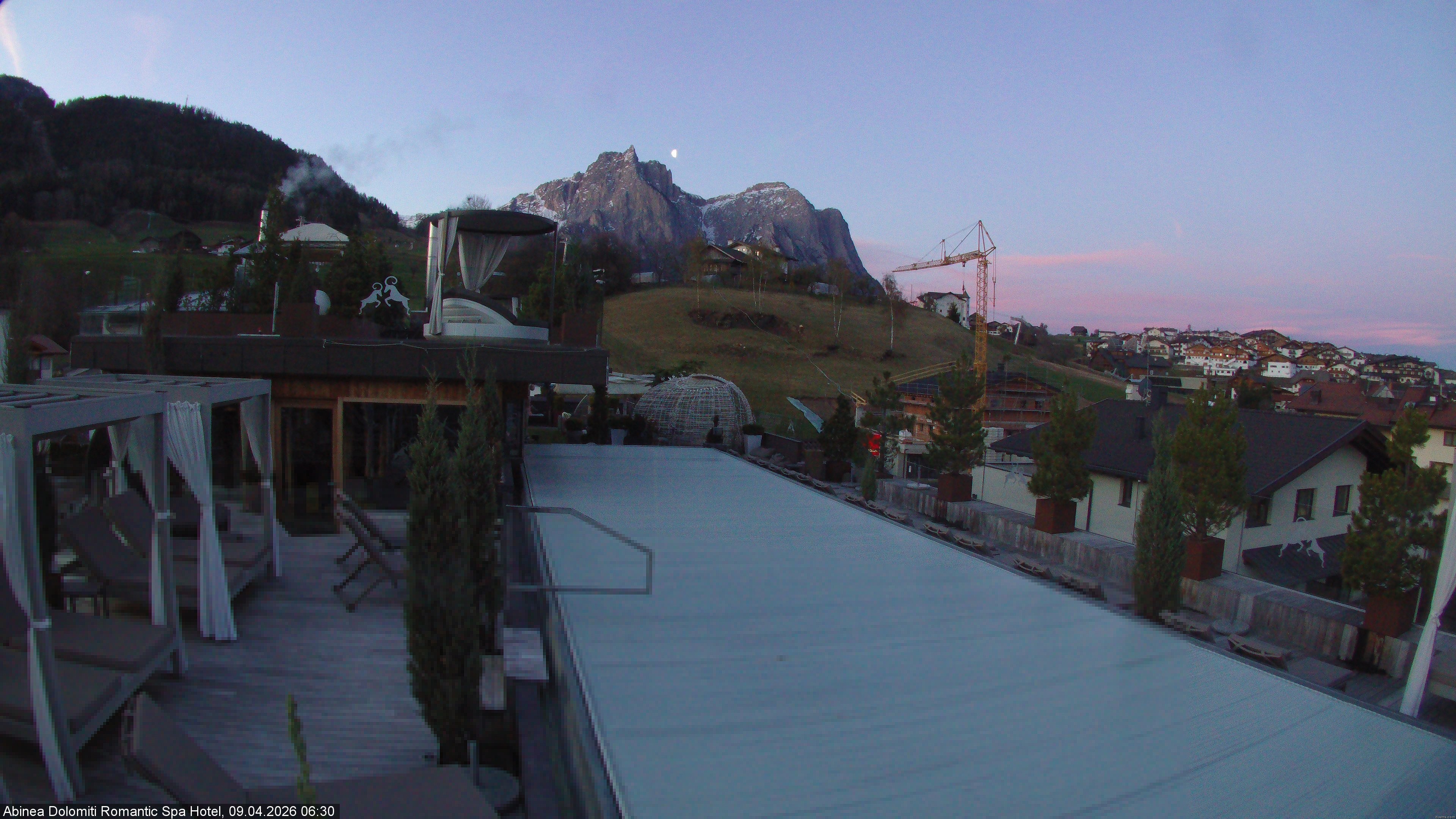 Archiv Foto Webcam Abinea Dolomiti Romantic Spa Hotel - Kastelruth