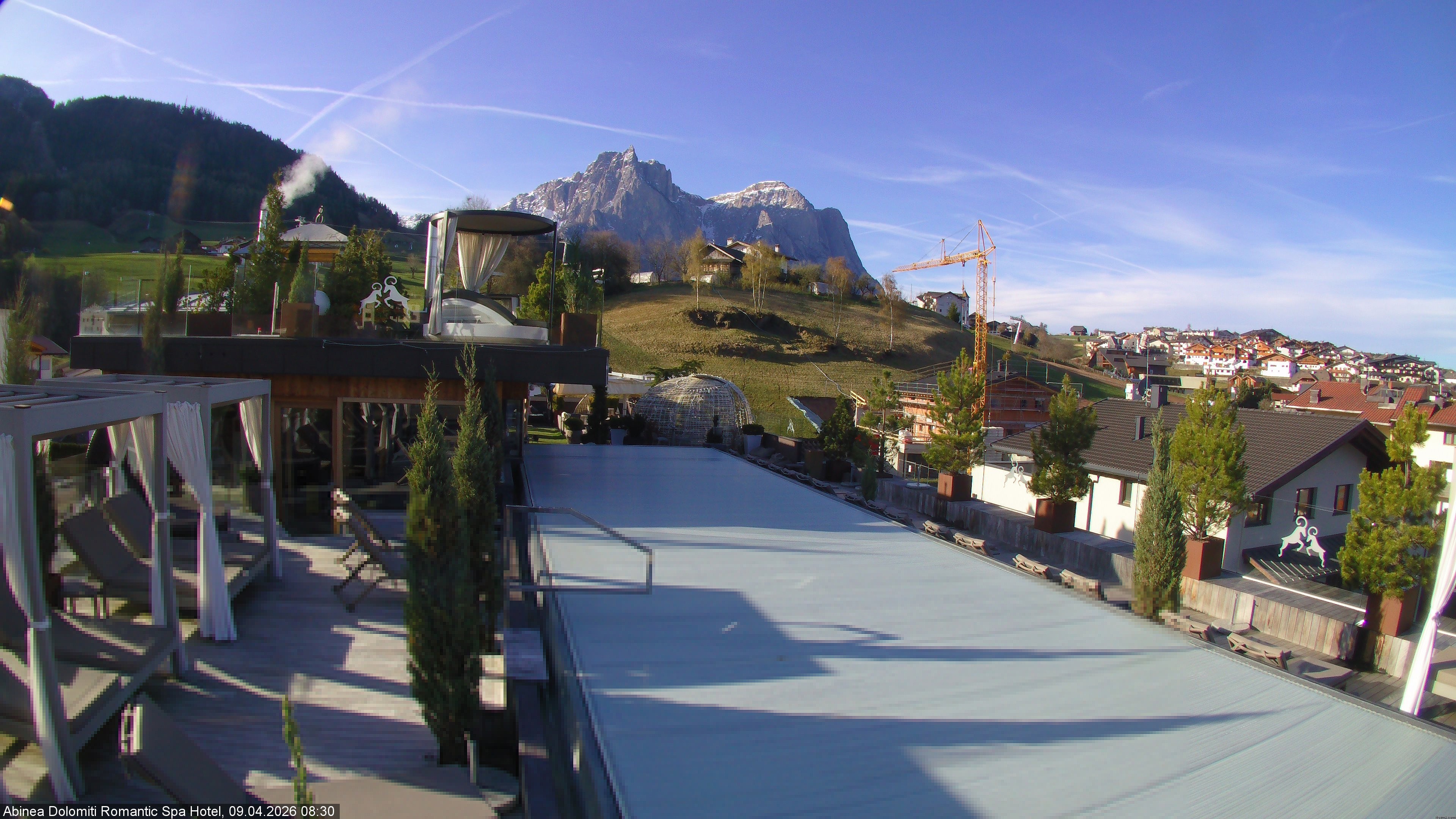Archiv Foto Webcam Abinea Dolomiti Romantic Spa Hotel - Kastelruth