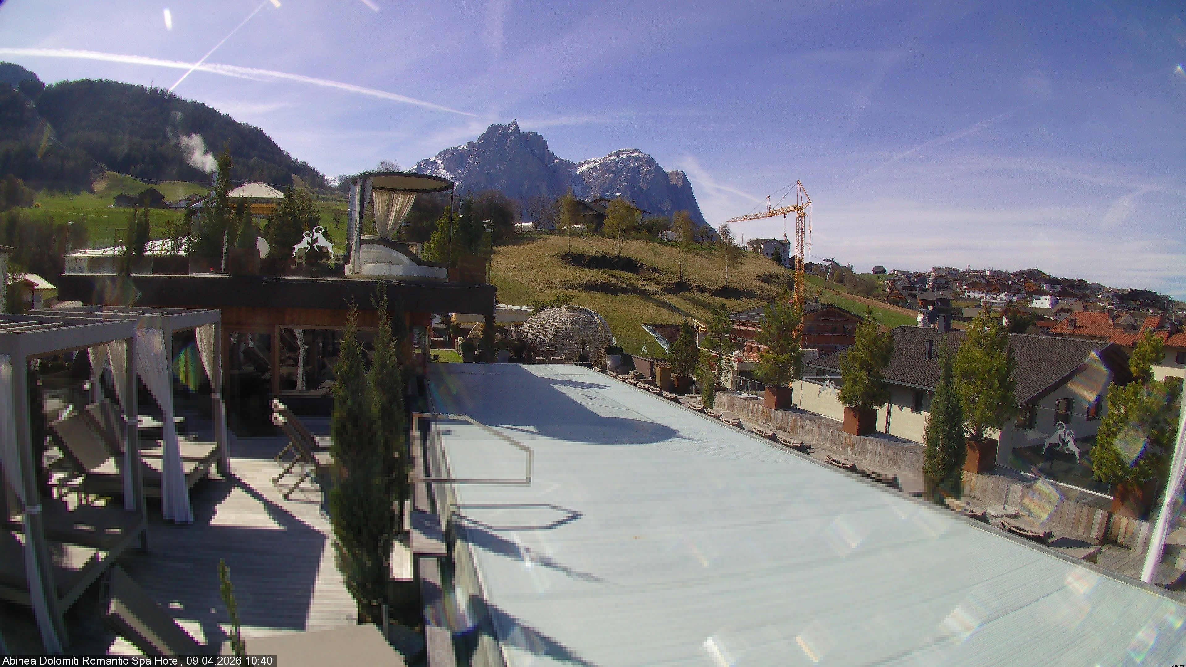 Archiv Foto Webcam Abinea Dolomiti Romantic Spa Hotel - Kastelruth