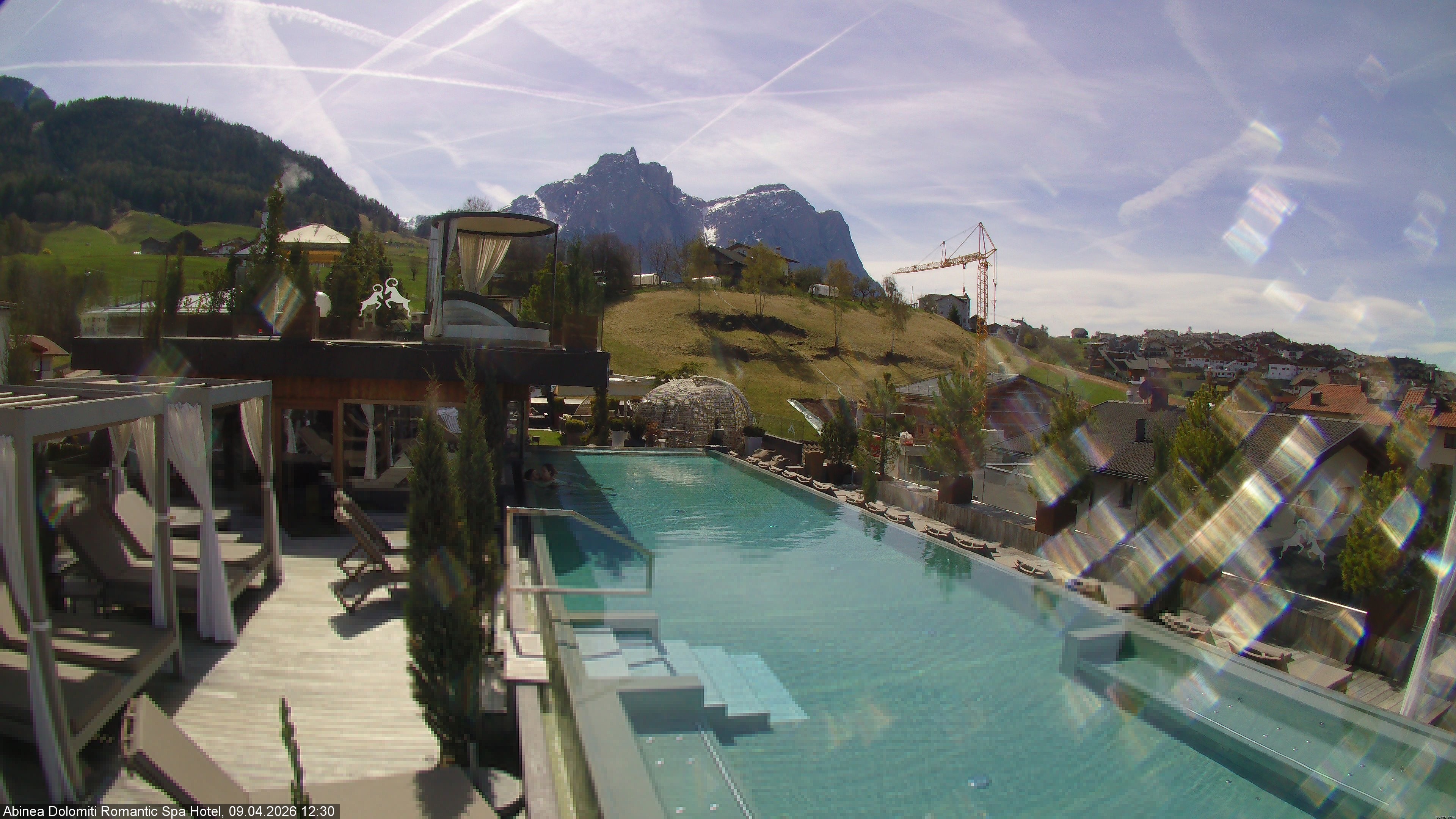 Archiv Foto Webcam Abinea Dolomiti Romantic Spa Hotel - Kastelruth