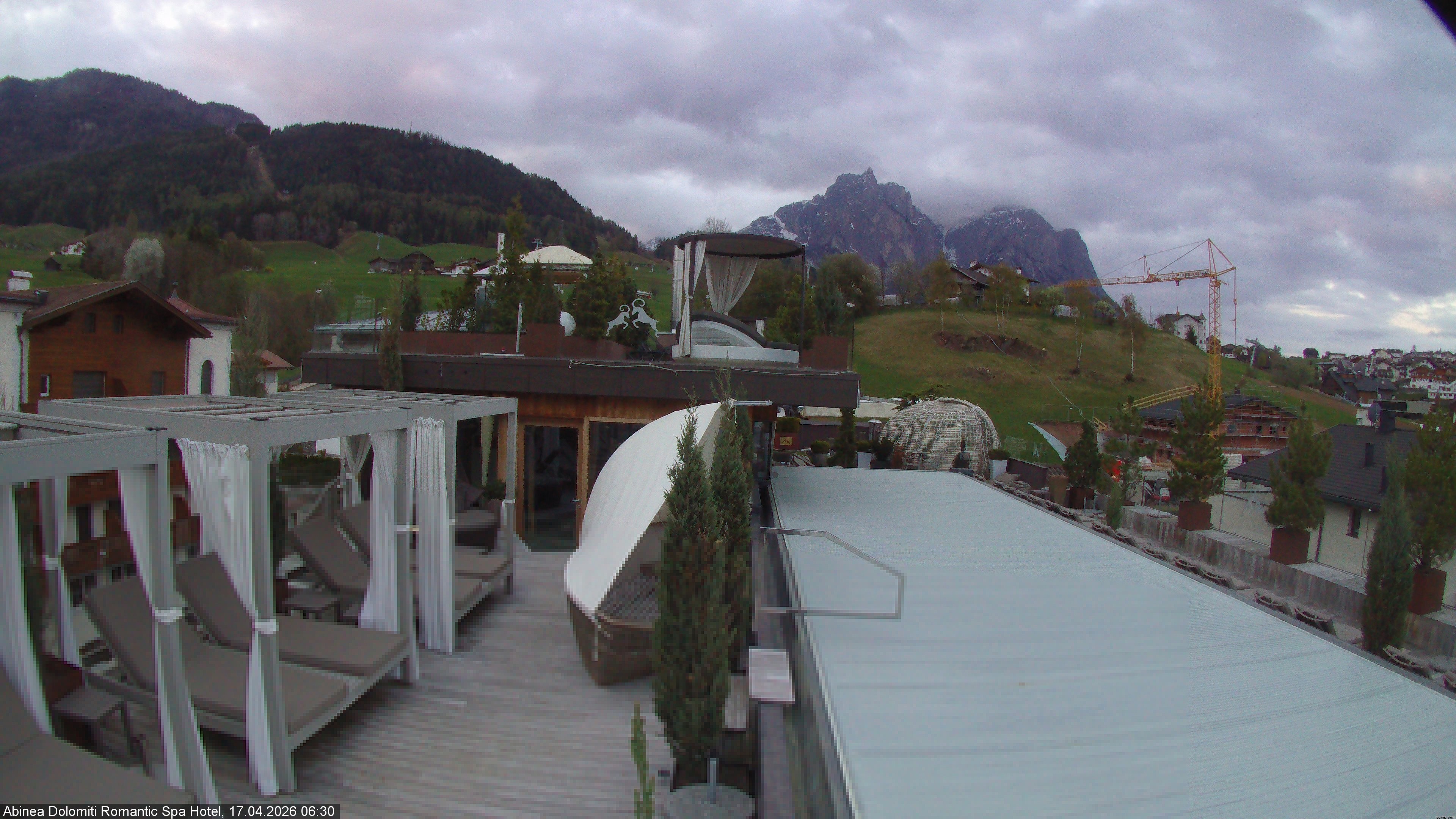 Archiv Foto Webcam Abinea Dolomiti Romantic Spa Hotel - Kastelruth