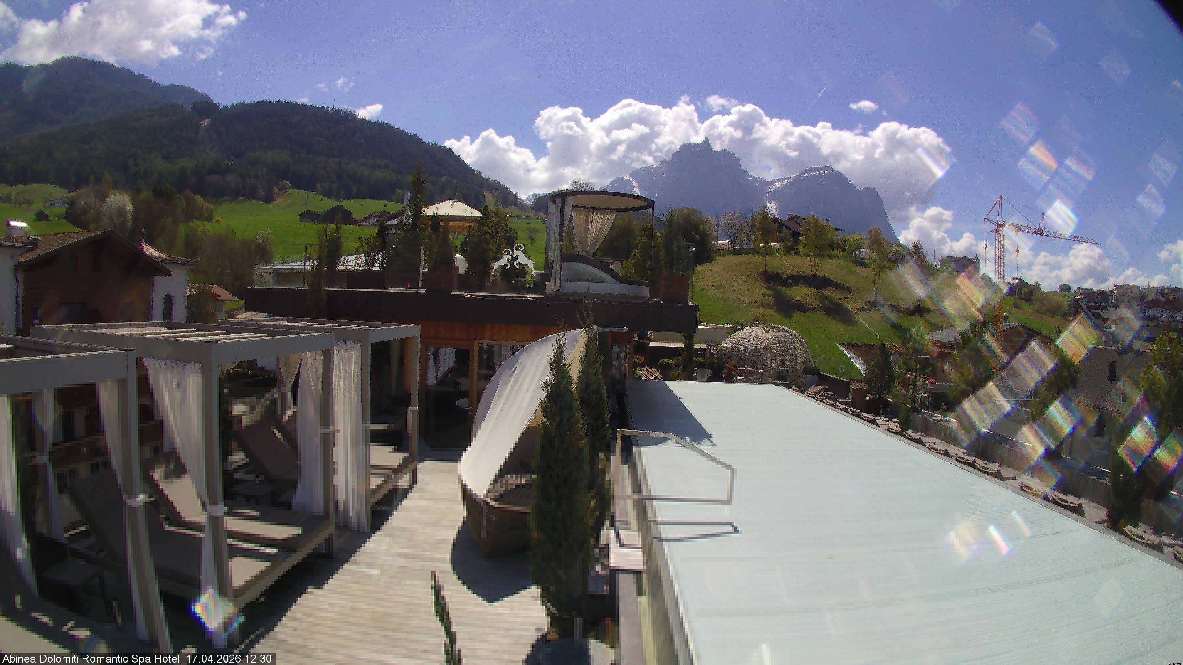 Archiv Foto Webcam Abinea Dolomiti Romantic Spa Hotel - Kastelruth
