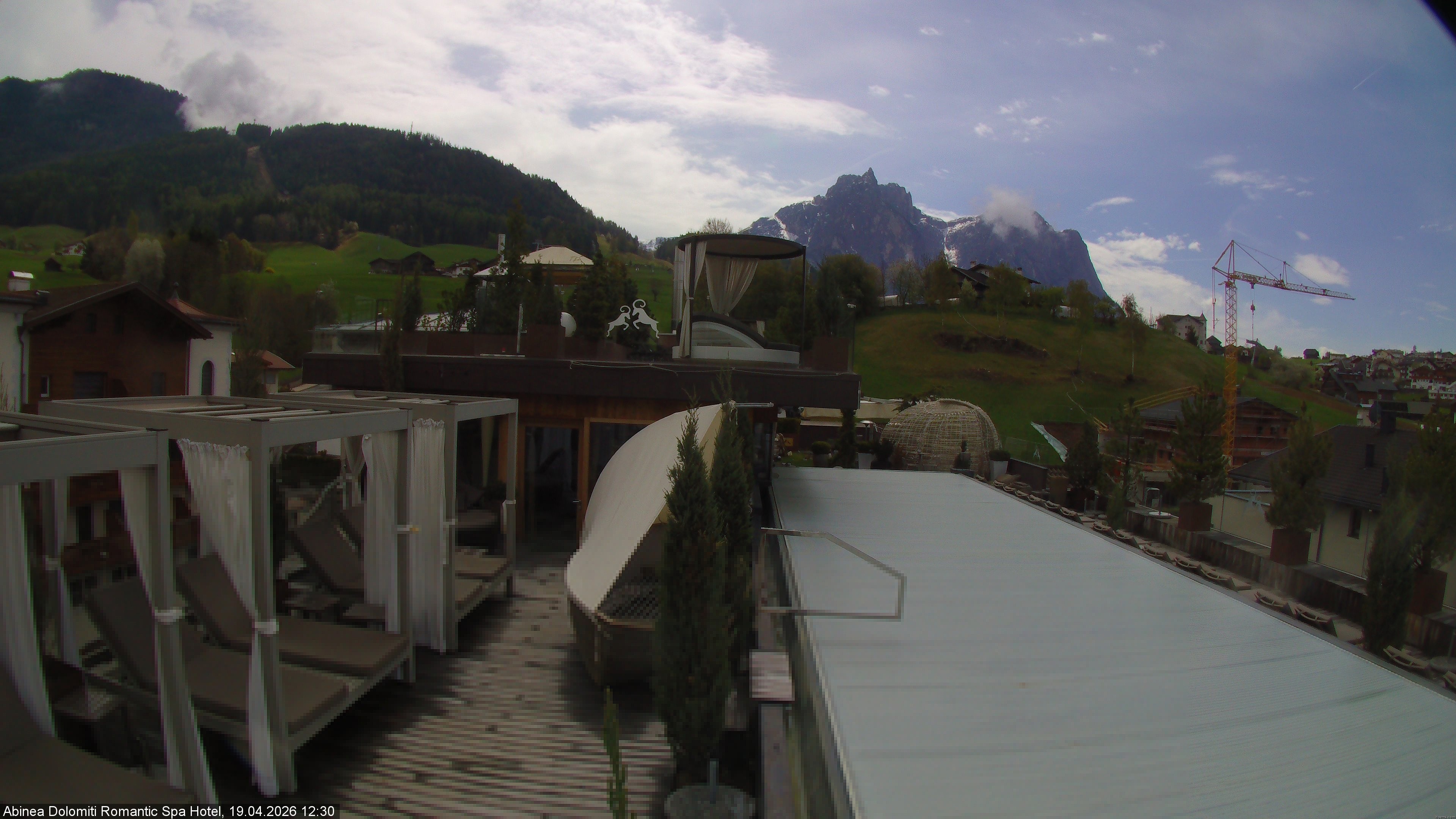 Archiv Foto Webcam Abinea Dolomiti Romantic Spa Hotel - Kastelruth